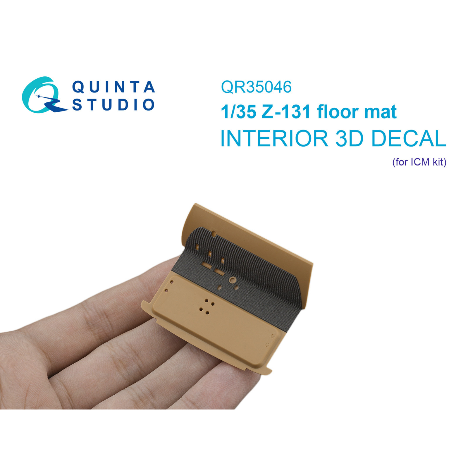 QR35046 Quinta Studio 1/35 Коврик напольный для З-131 (ICM)
