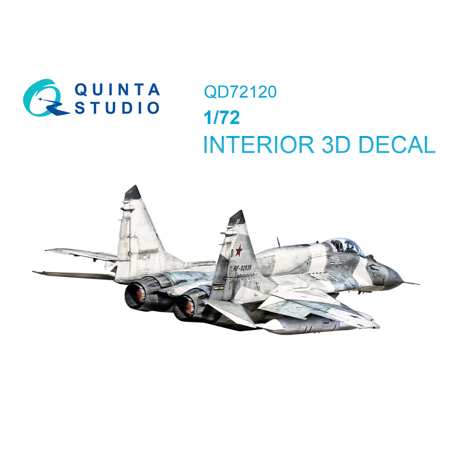 QD72120 Quinta Studio 1/72 3D Декаль интерьера кабины М-29СМТ 9-19 (Т$ач)