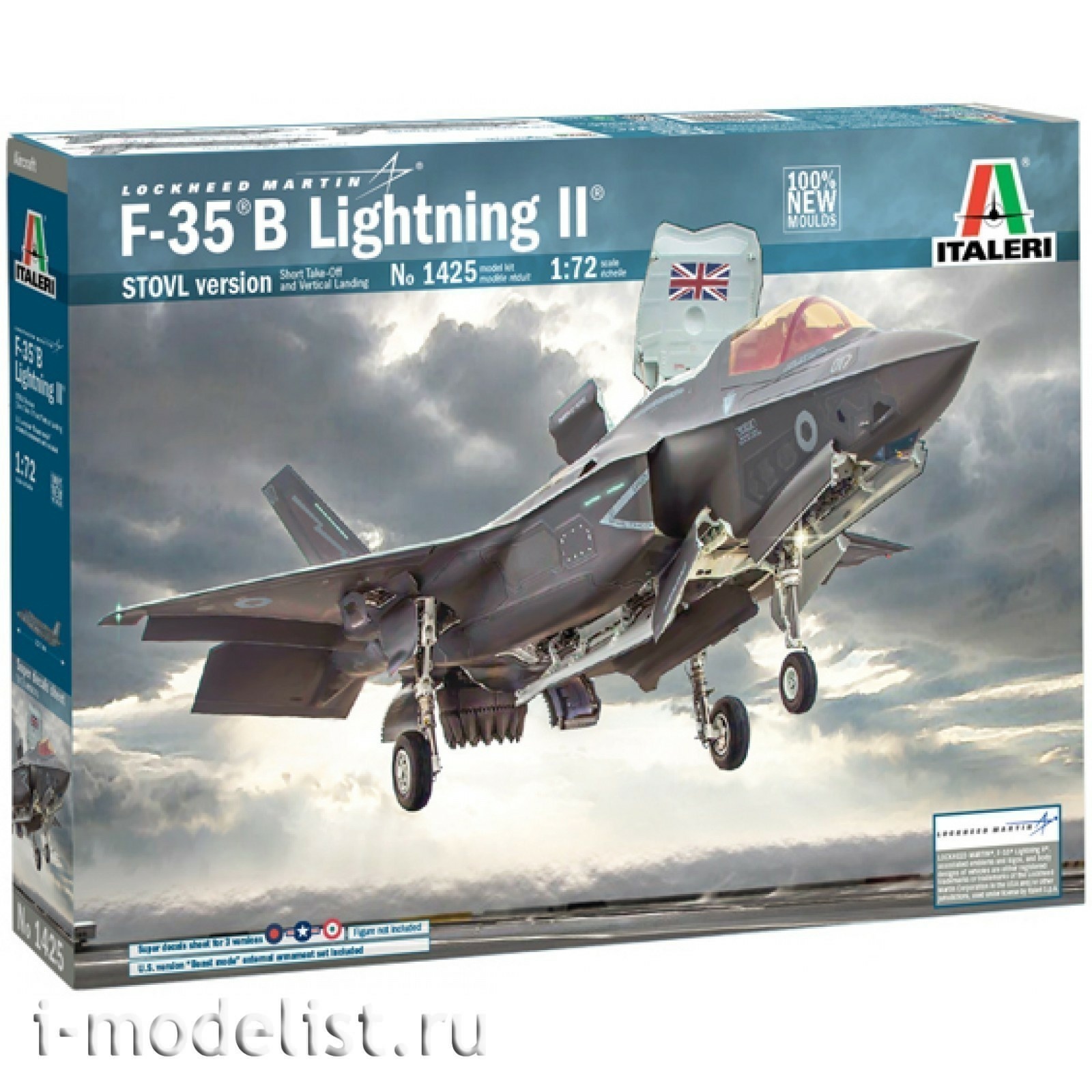 1425 Italeri 1/72 American fighter Lockheed Martin F-35B Lightning II (Stovl Version)