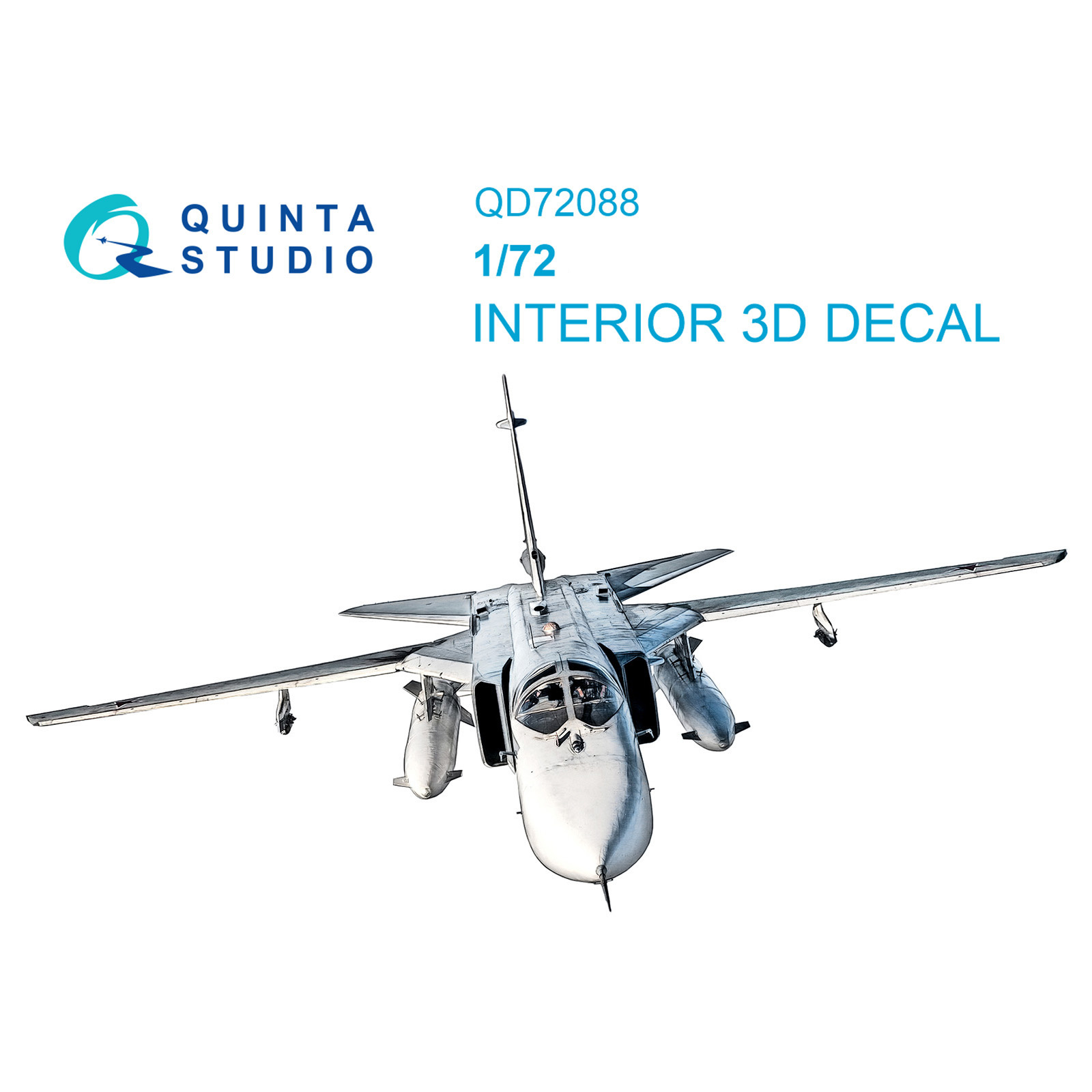 QD72088 Quinta Studio 1/72 3D Decal cabin interior С-24M (Trumpeter)