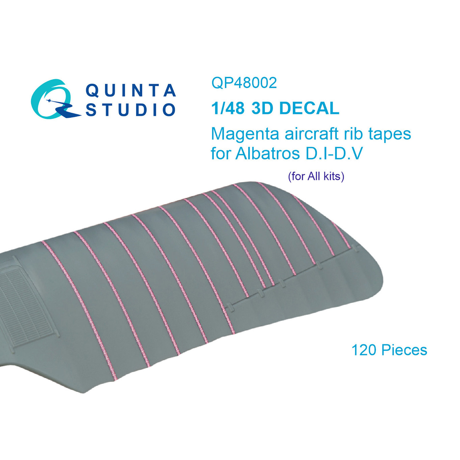 QP48002 Quinta Studio 1/48 Pink Keeper Tapes Albatros D.I-D.V