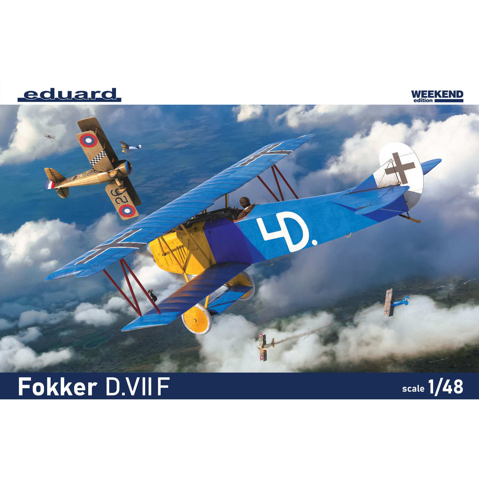8483 Eduard 1/48 Notмецкий истребитель Fokker D. VIIF (Weekend)