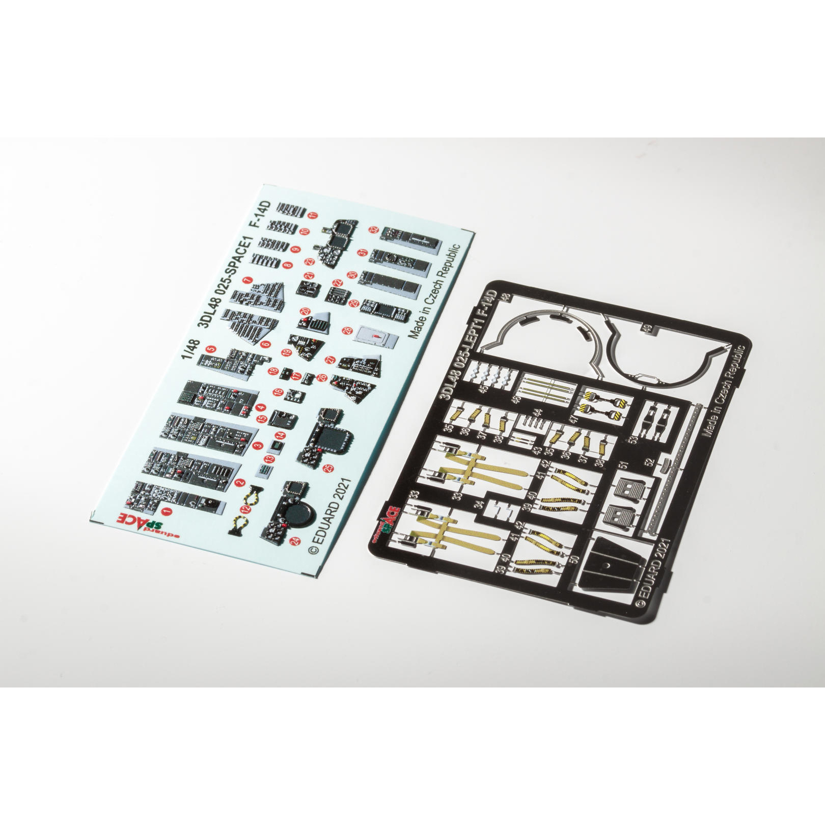 3DL48025 Eduard 1/48 3D Decal for F-14D SPACE