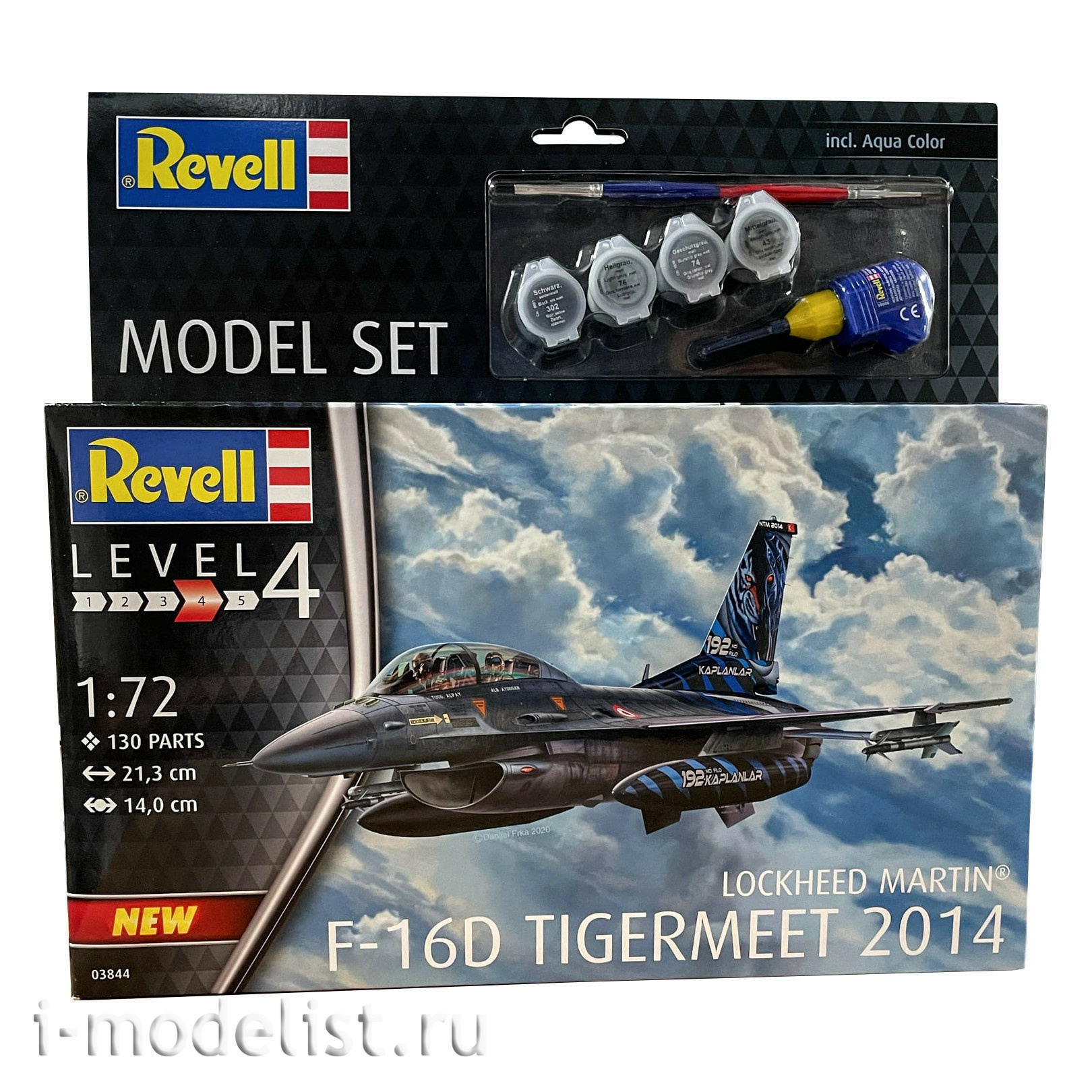 03844N Revell 1/72 Set of Light Fighter F-16D Fighting Falcon