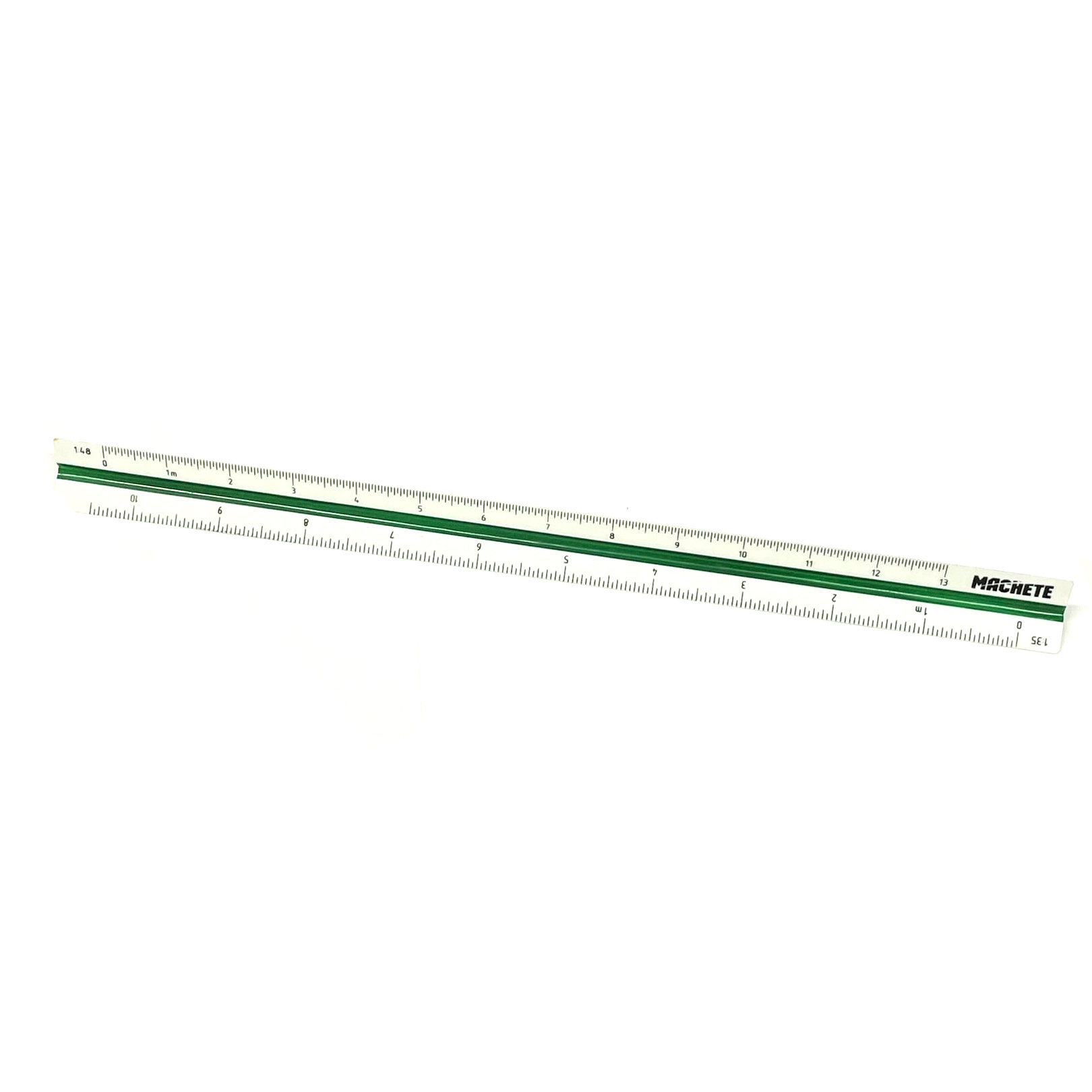0075 MACHETE trihedral ruler 6 scales: 1:24, 1:35, 1:43, 1:48, 1:72, 1:144