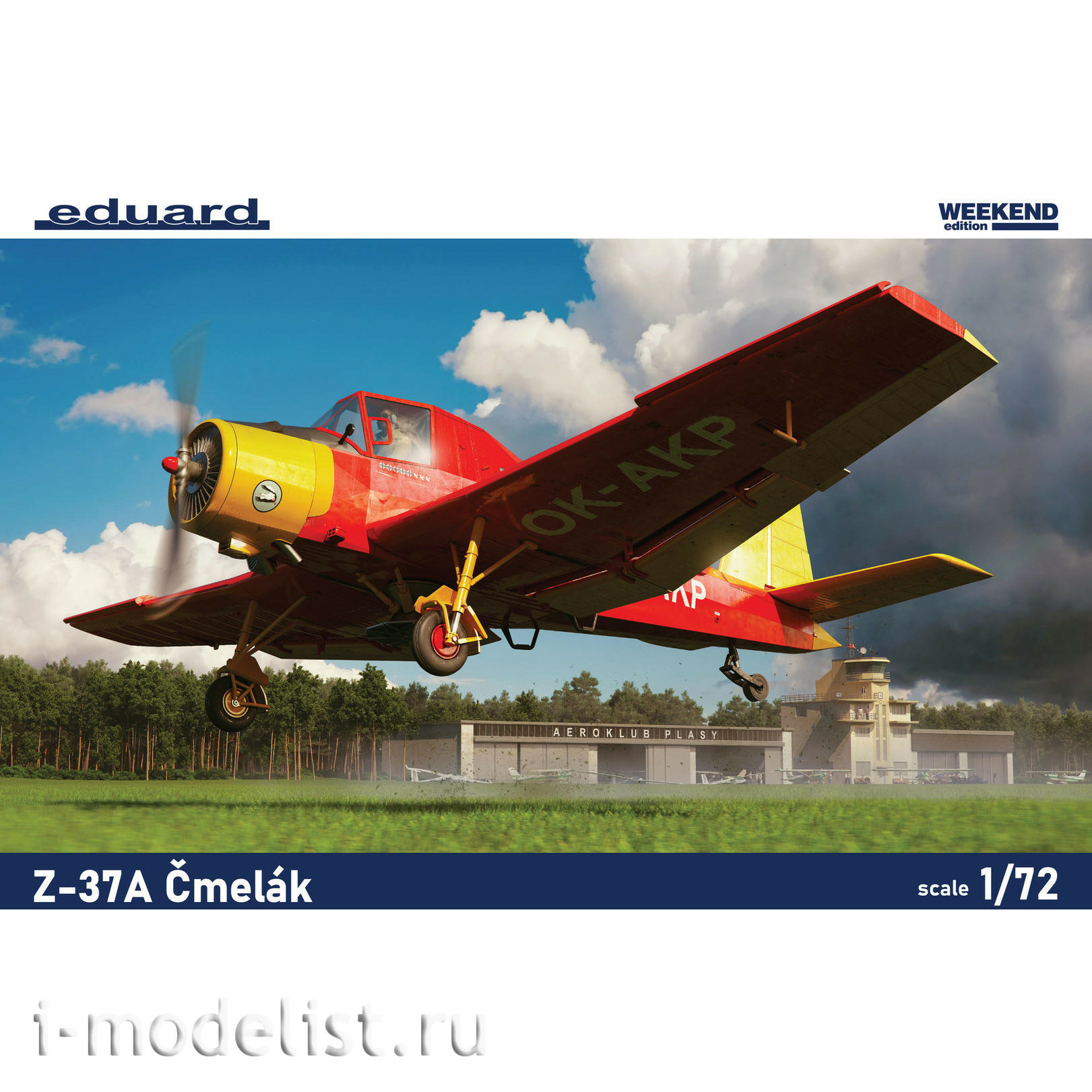 7456 Eduard 1/72 Aircraft Z-37A Čmelák