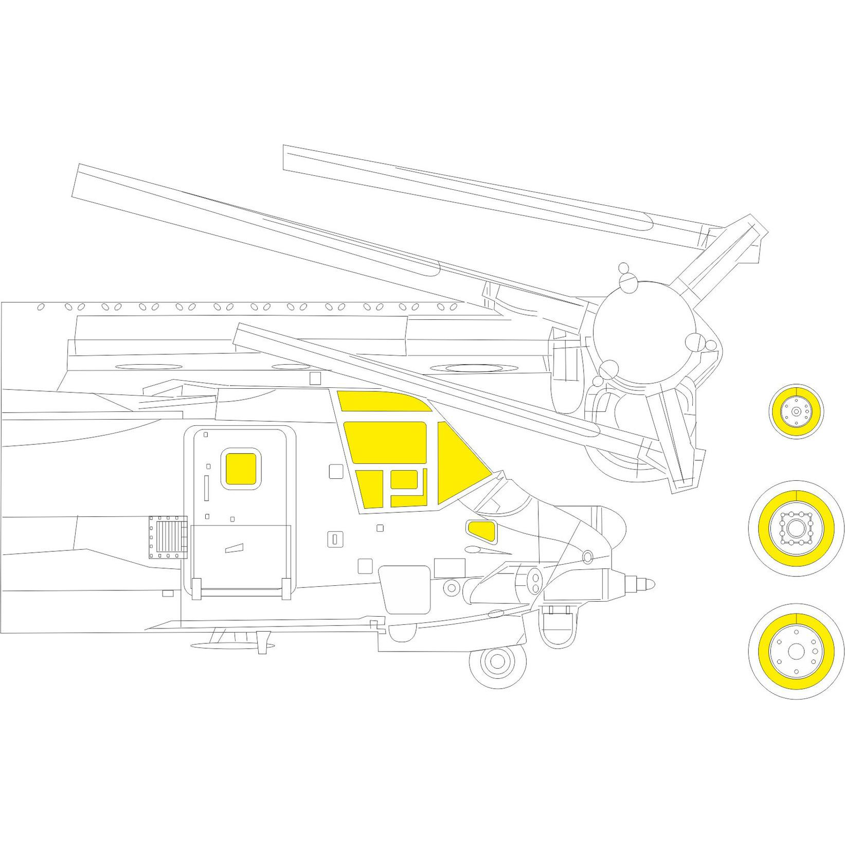 EX773 Eduard 1/48 Paint Mask for MV-22
