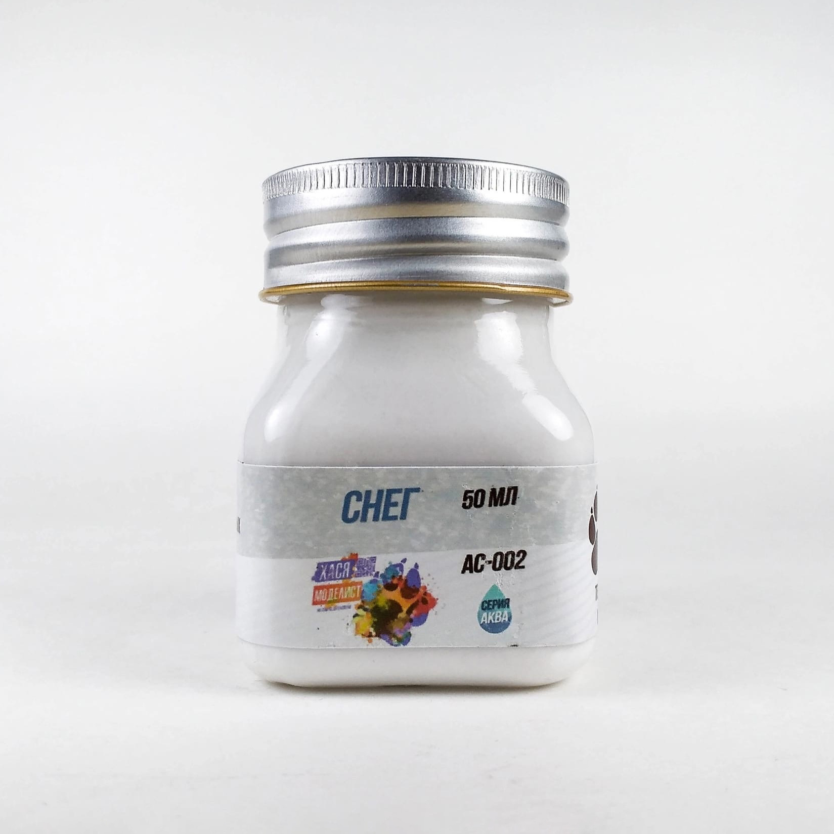 AS002 Hasya Modeler Acrylic mixture, snow, fine-grained, 50 ml