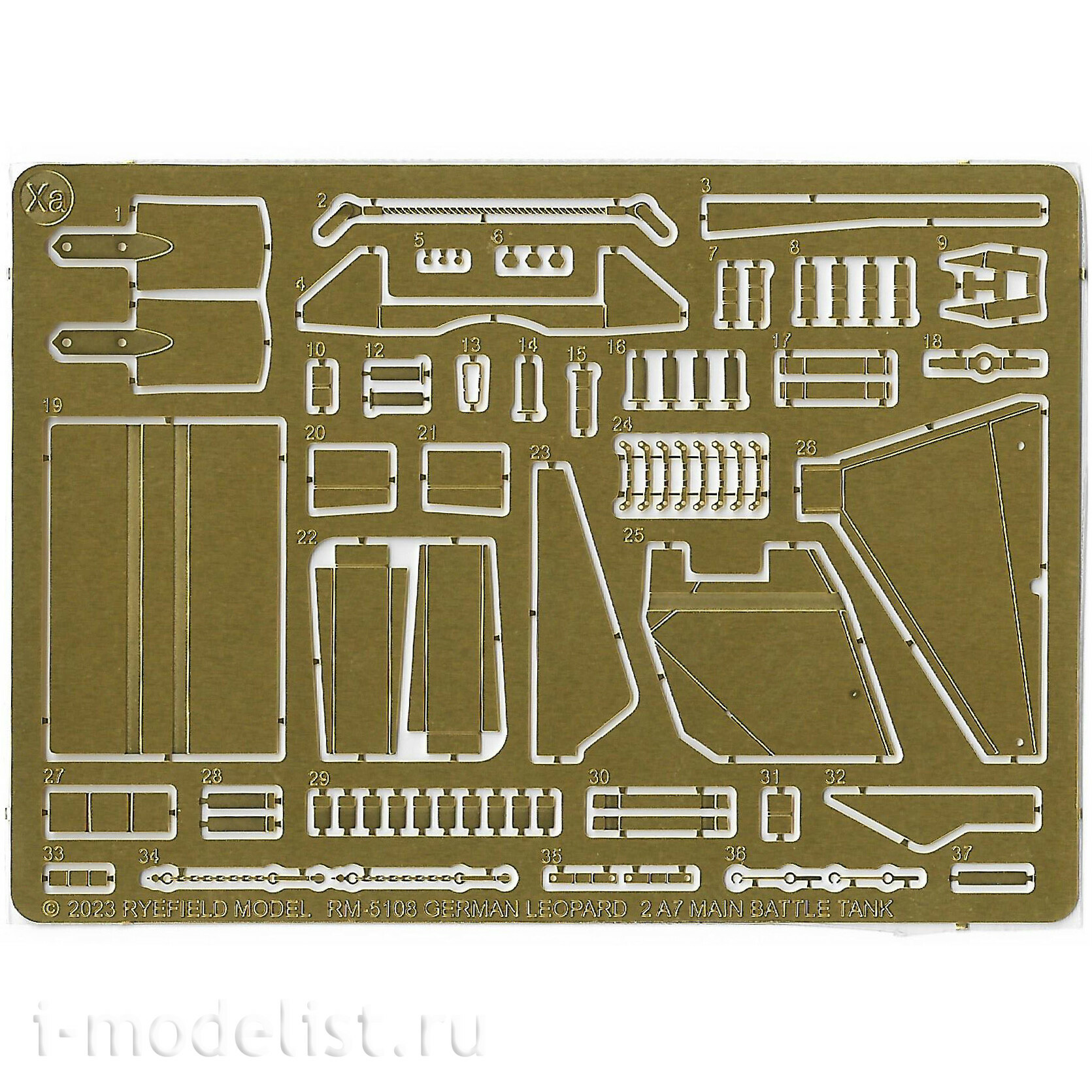 RM-5108 Rye Field Model 1/35 German Leopard 2A7 Main Battle Tank