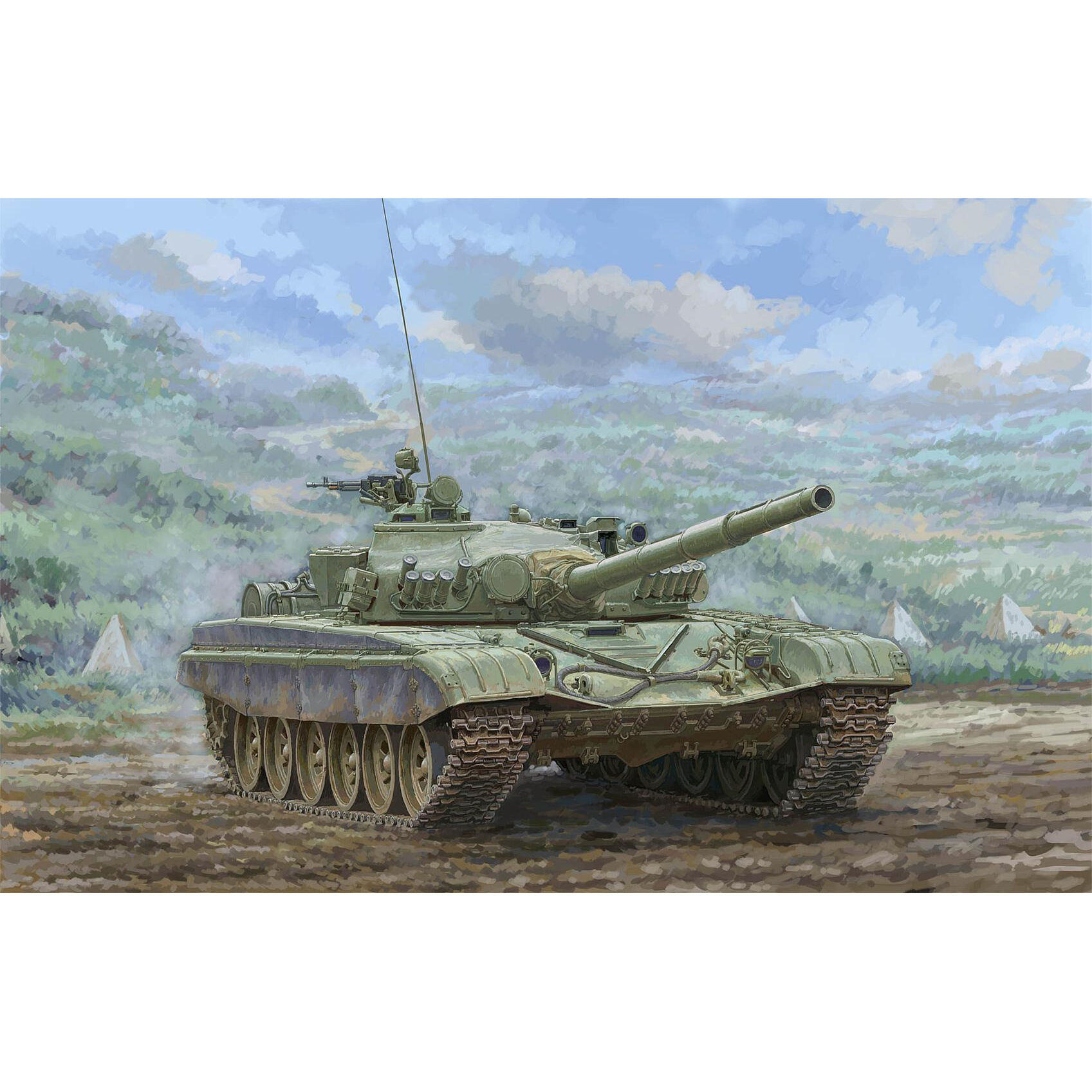 09604 Trubach 1/35 Russian T-72M1 main battle tank (licensed by UVZ)