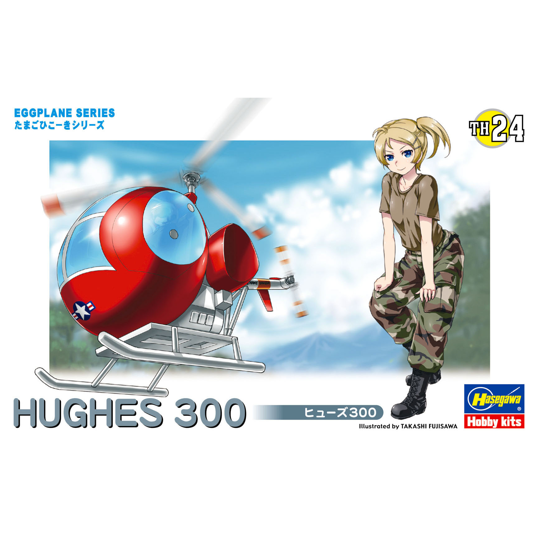 60134 Hasegawa Egg Plane HUGHES 300