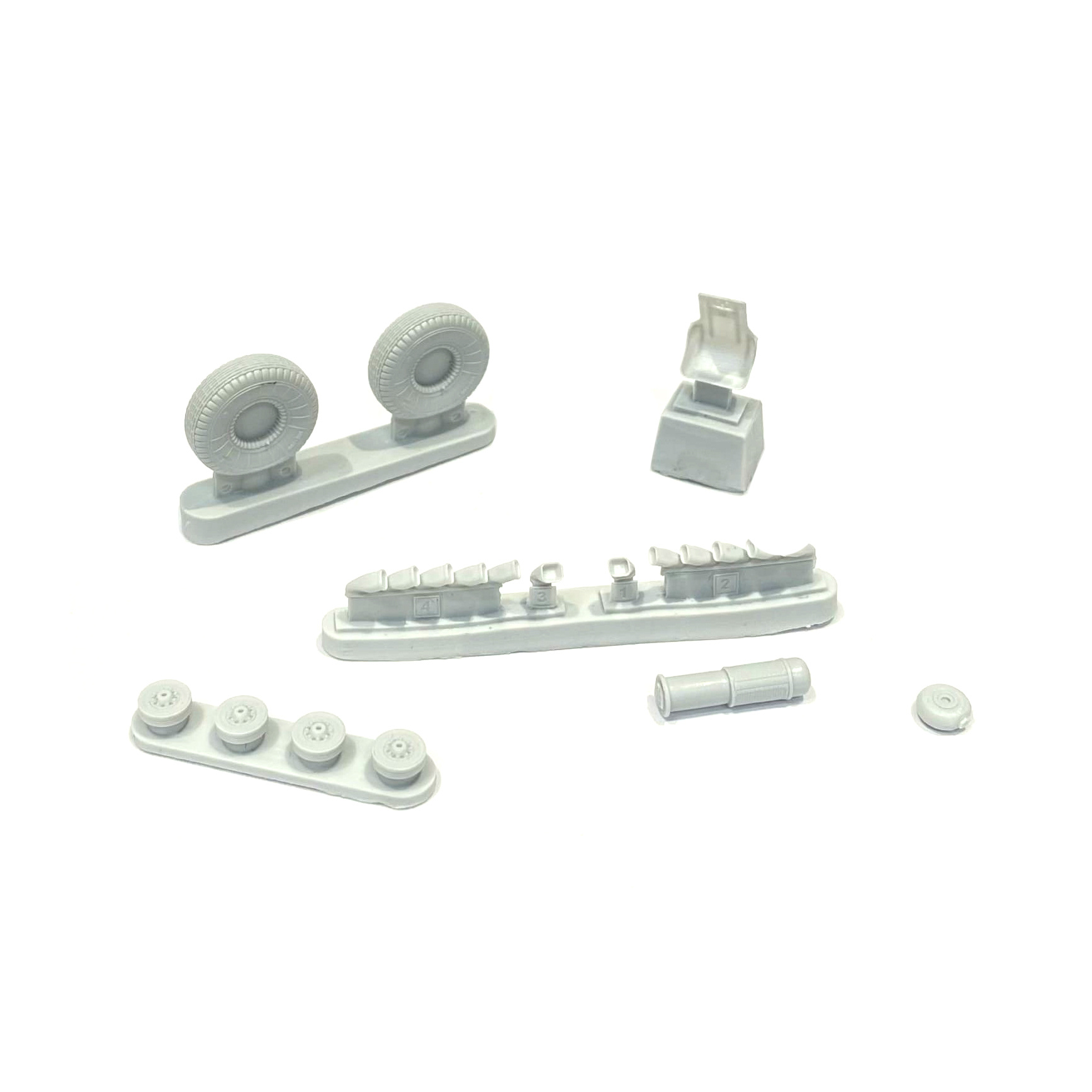 RS50001 E.V.M. 1/48 Set of parts for Ilyushin-2 early series, 5-in-1