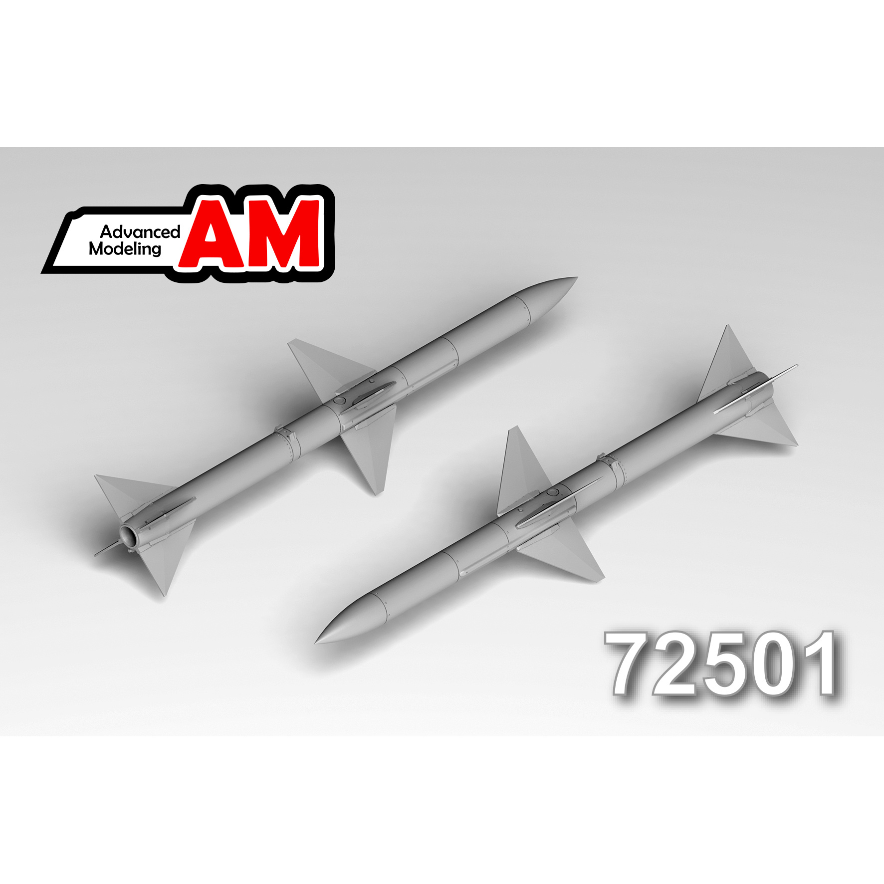 AMC72501 Advanced Modeling 1/72 Набор из 4-х моделей ракет AIM-7E Sparrow