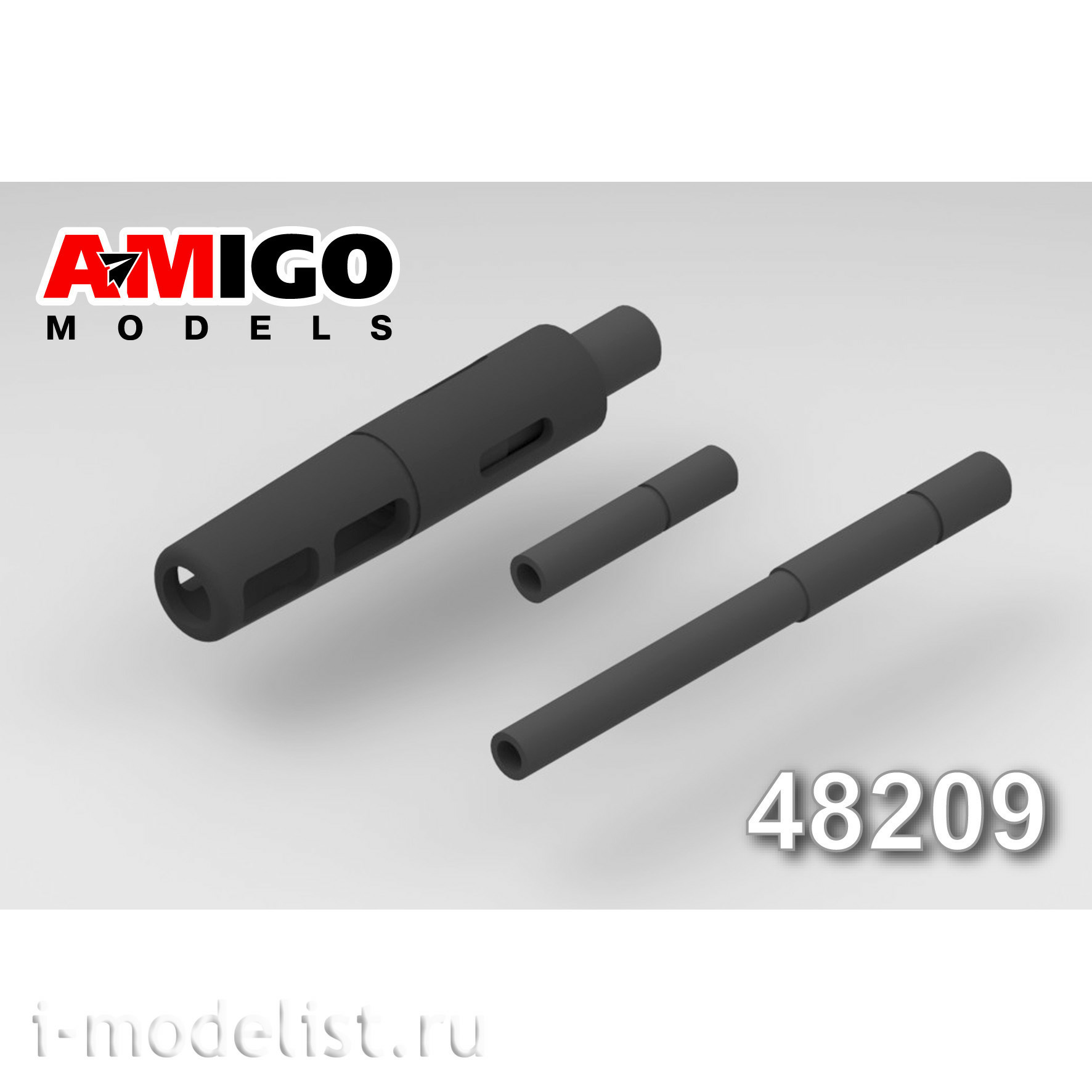 AMG48209 Amigo Models 1/48 Barrels of aircraft guns N-37D and NR-23 aircraft MiGG-15, MiGG-17