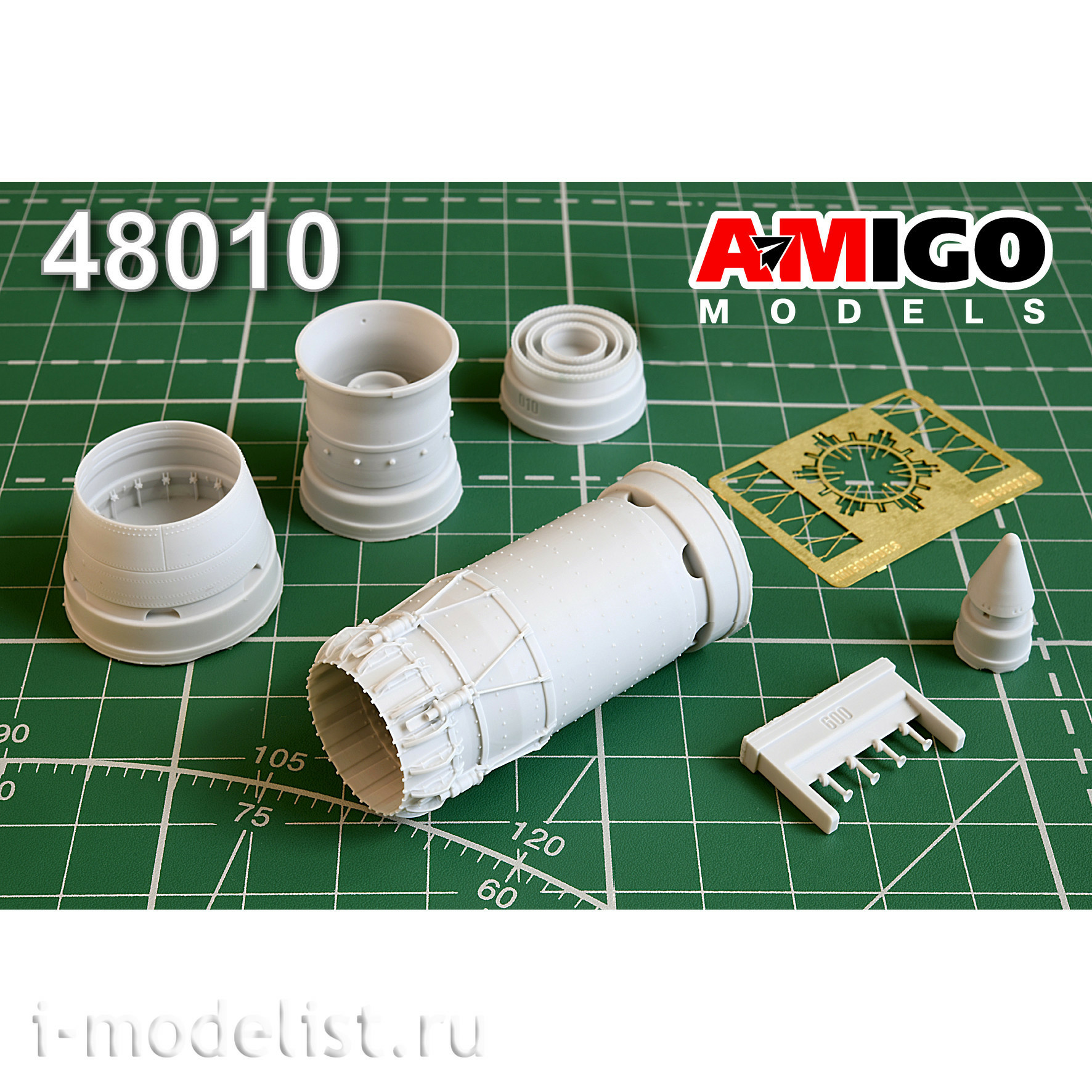AMG48010 Amigo Models 1/48 MiGG-27K, MiGG-27D, MiGG-23BN Jet nozzle of the R-29B-300 engine