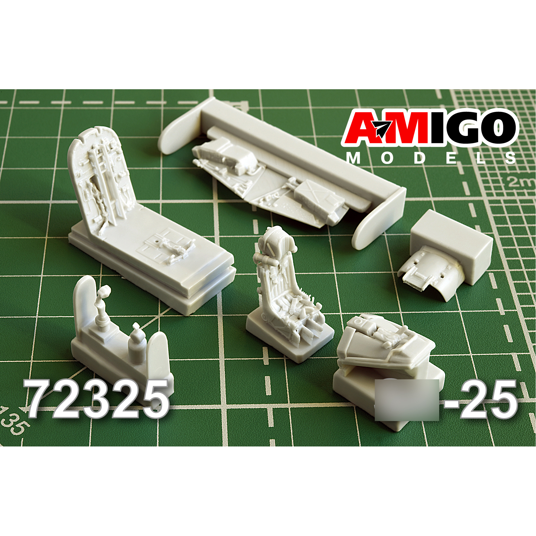 AMG72325 Amigo Models 1/72 С-25 cockpit with K-36 ejection seat