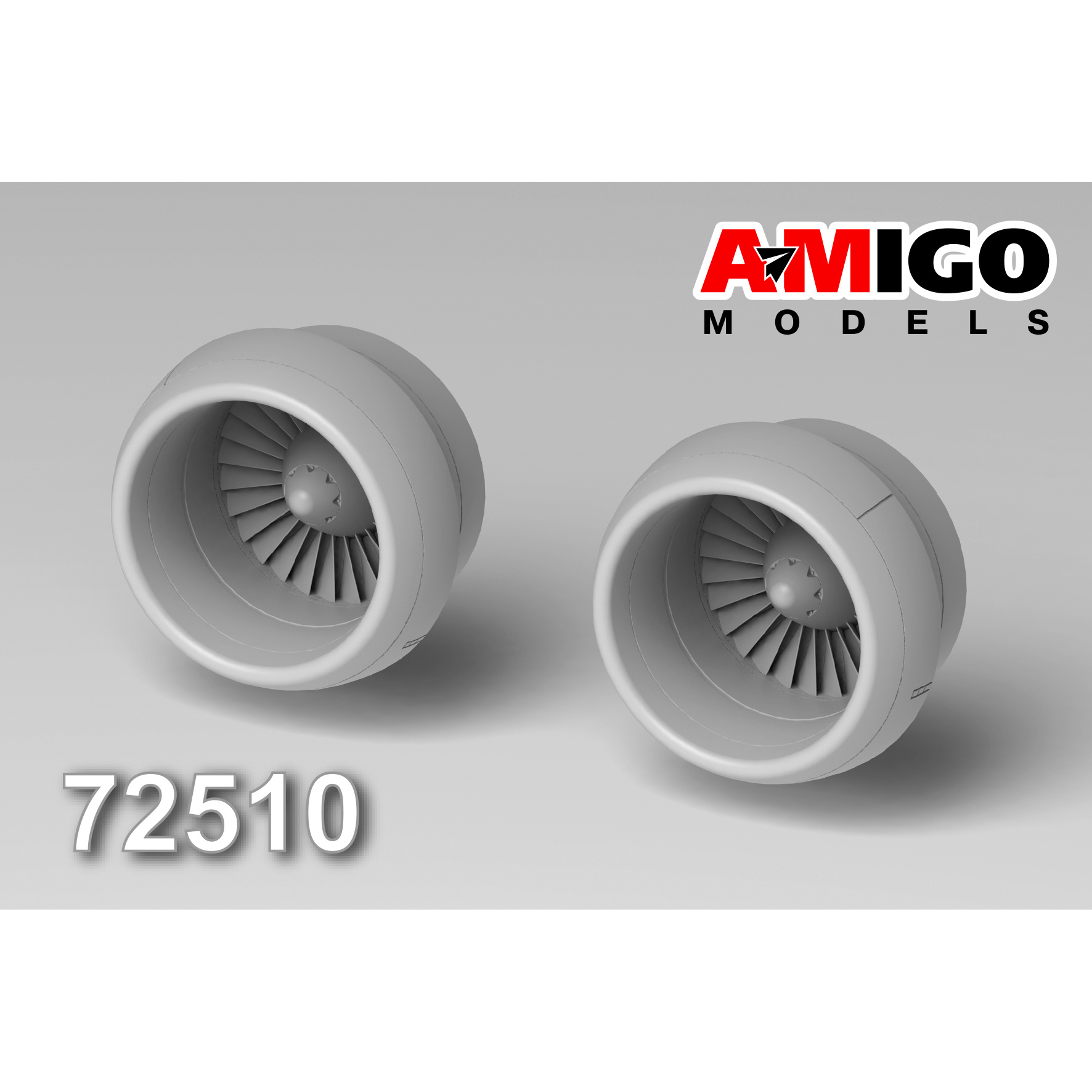 АМG72510 Amigo Models 1/72 A-10C Воздухозаборники и КНД для модели G.W.H.
