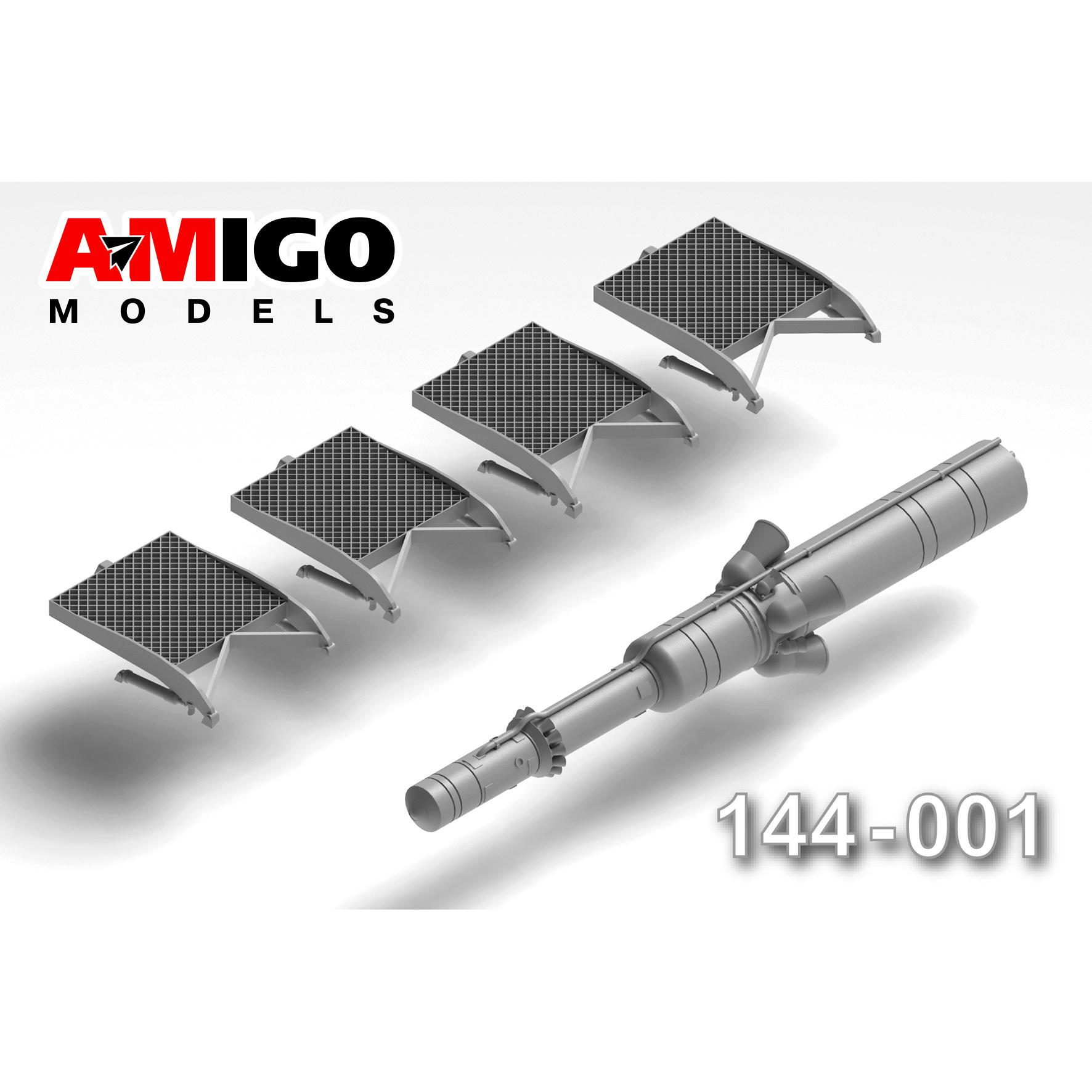 АМG144-001 Amigo Models 1/144 Набор деталировки системы аварийного спасения