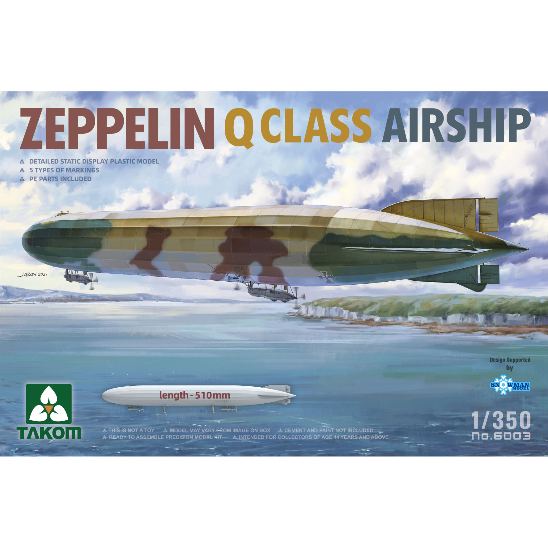 6003 Takom 1/350 Zeppelin Q Class Airship