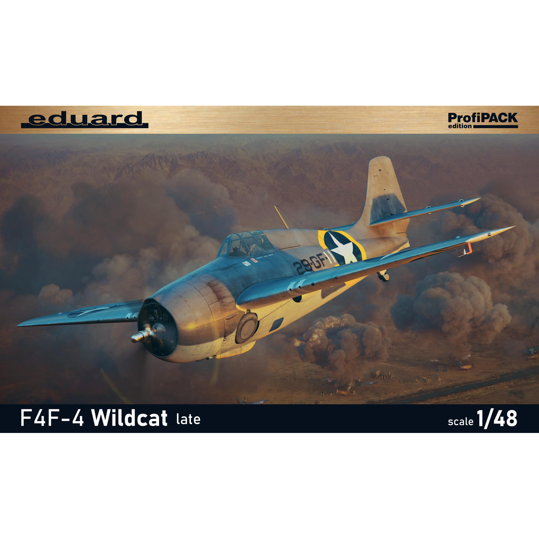 82203 Eduard 1/48 Американский истребитель F4F-4 Wildcat поздний (ProfiPACK)