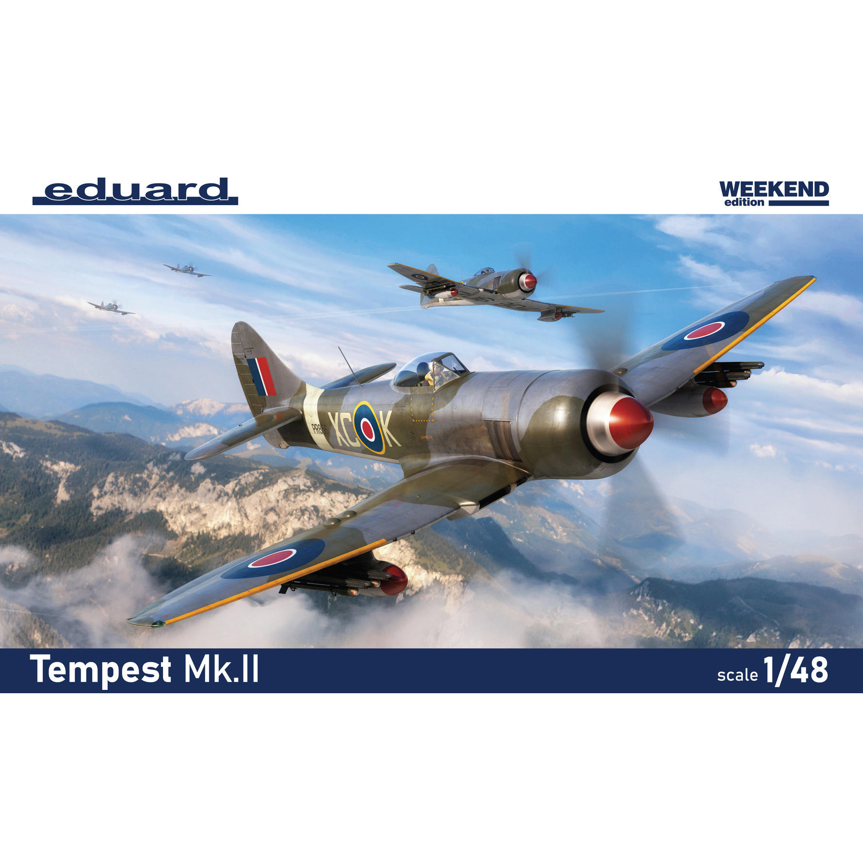 84190 Eduard 1/48 Британский истребитель Tempest Mk. II (Weekend)