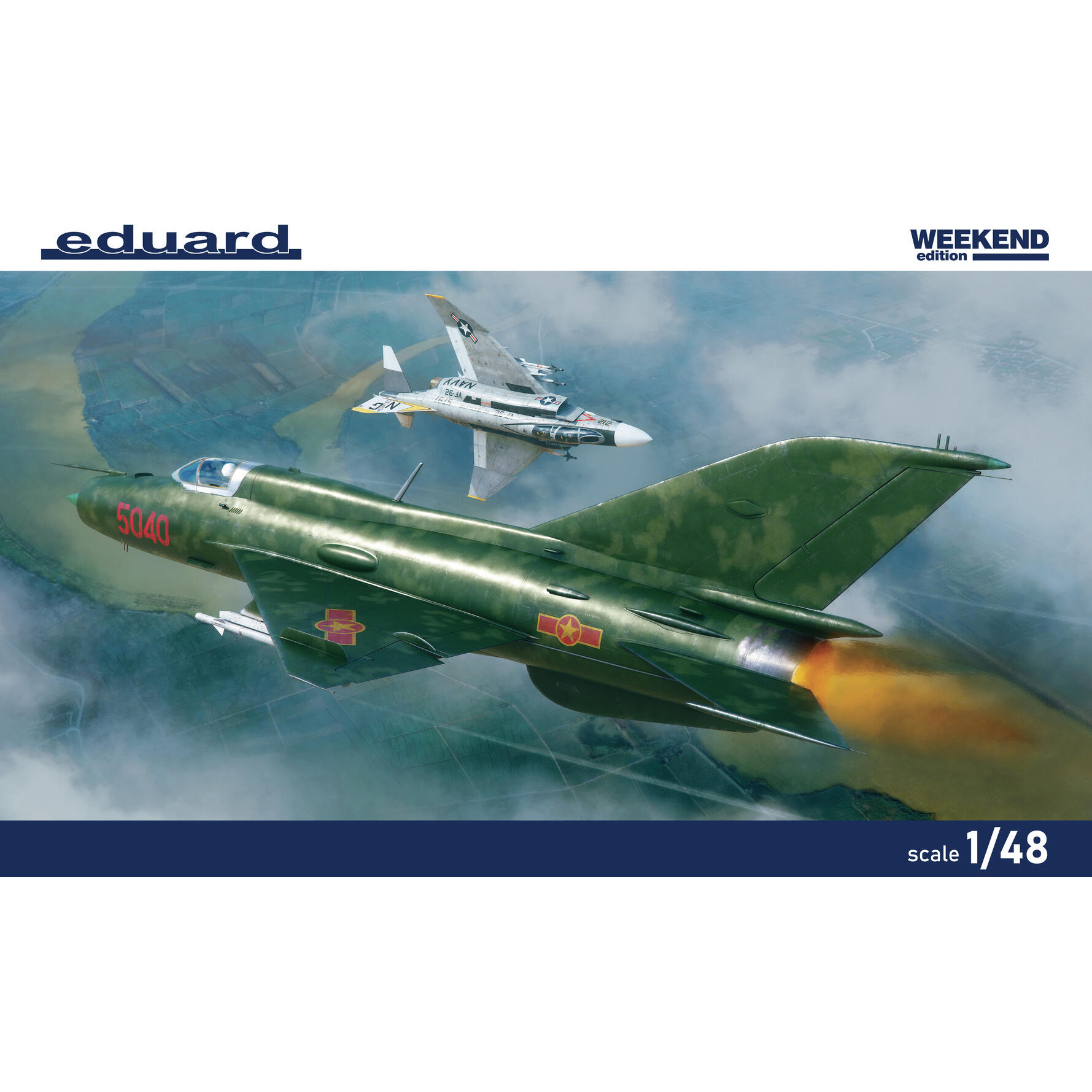 84202 Eduard 1/48 Советский истребитель MiGG-21PFM (Weekend)