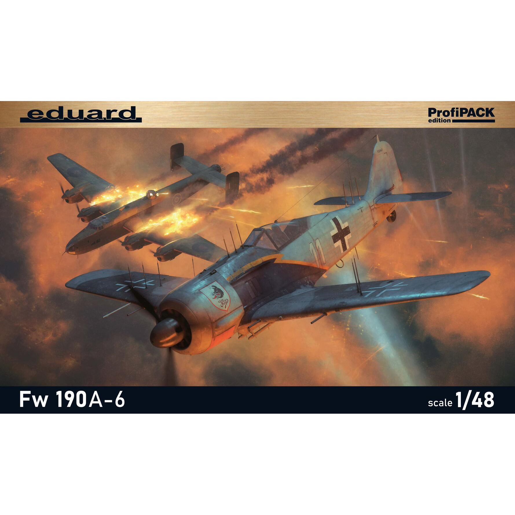 82137 Eduard 1/48 Notмецкий истребитель Fw 190A-6 (ProfiPACK)