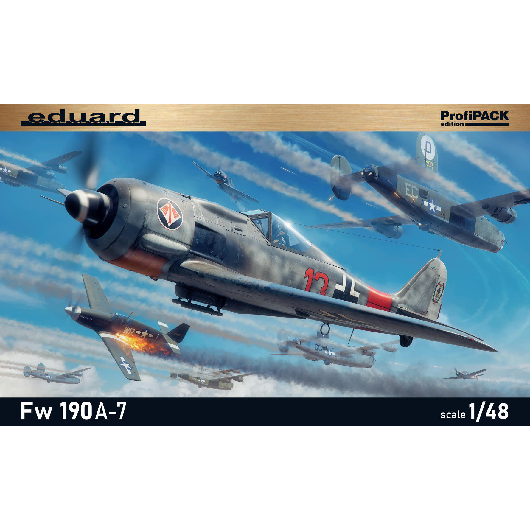 82138 Eduard 1/48 Notмецкий истребитель Fw 190A-7 (ProfiPACK)