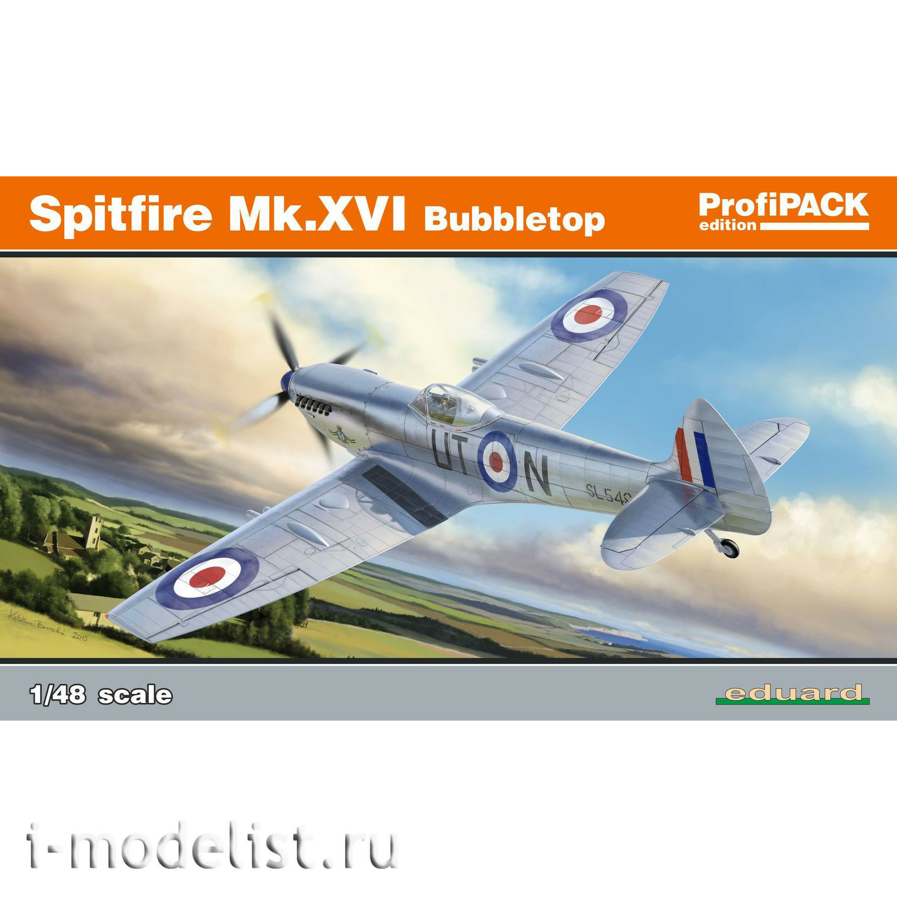 8285 Edward 1/48 Spitfire Mk.XVI Bubbletop