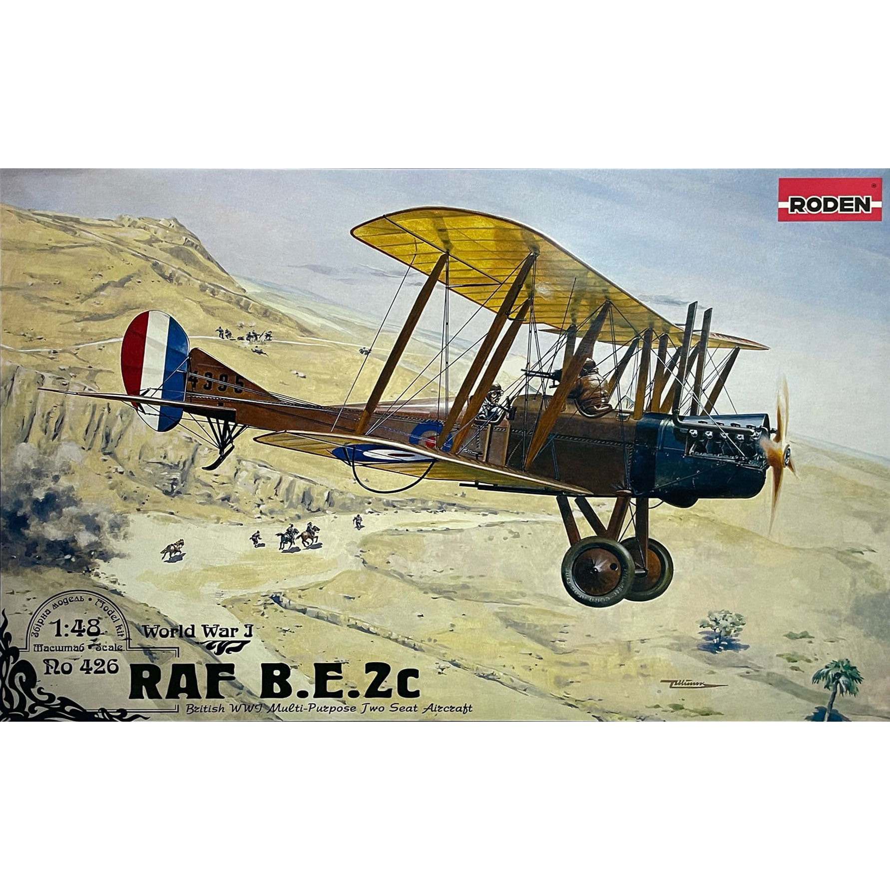 426 Roden 1/48 RAF BE 2c Aircraft