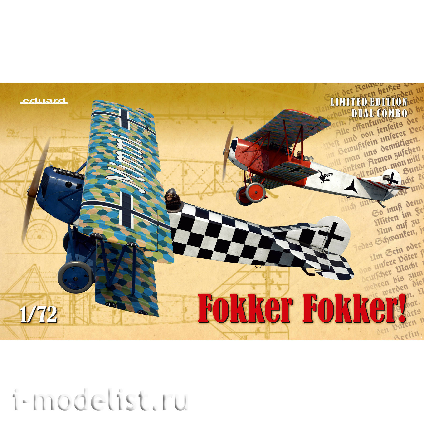2133 Eduard 1/72 Fokker Fokker aircraft!