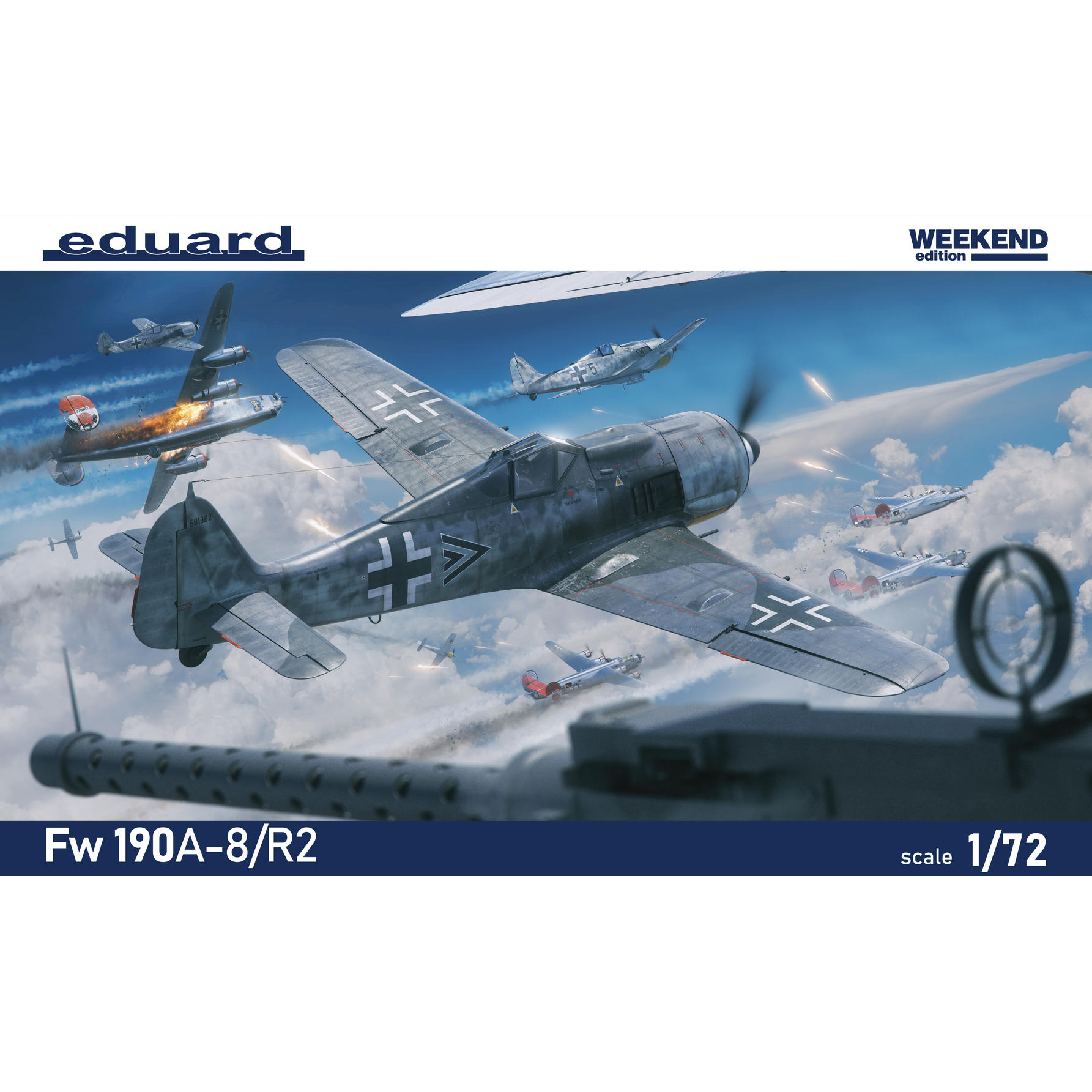 7467 Eduard 1/72 Notмецкий истребитель Fw 190A-8/ R2 (Weekend)