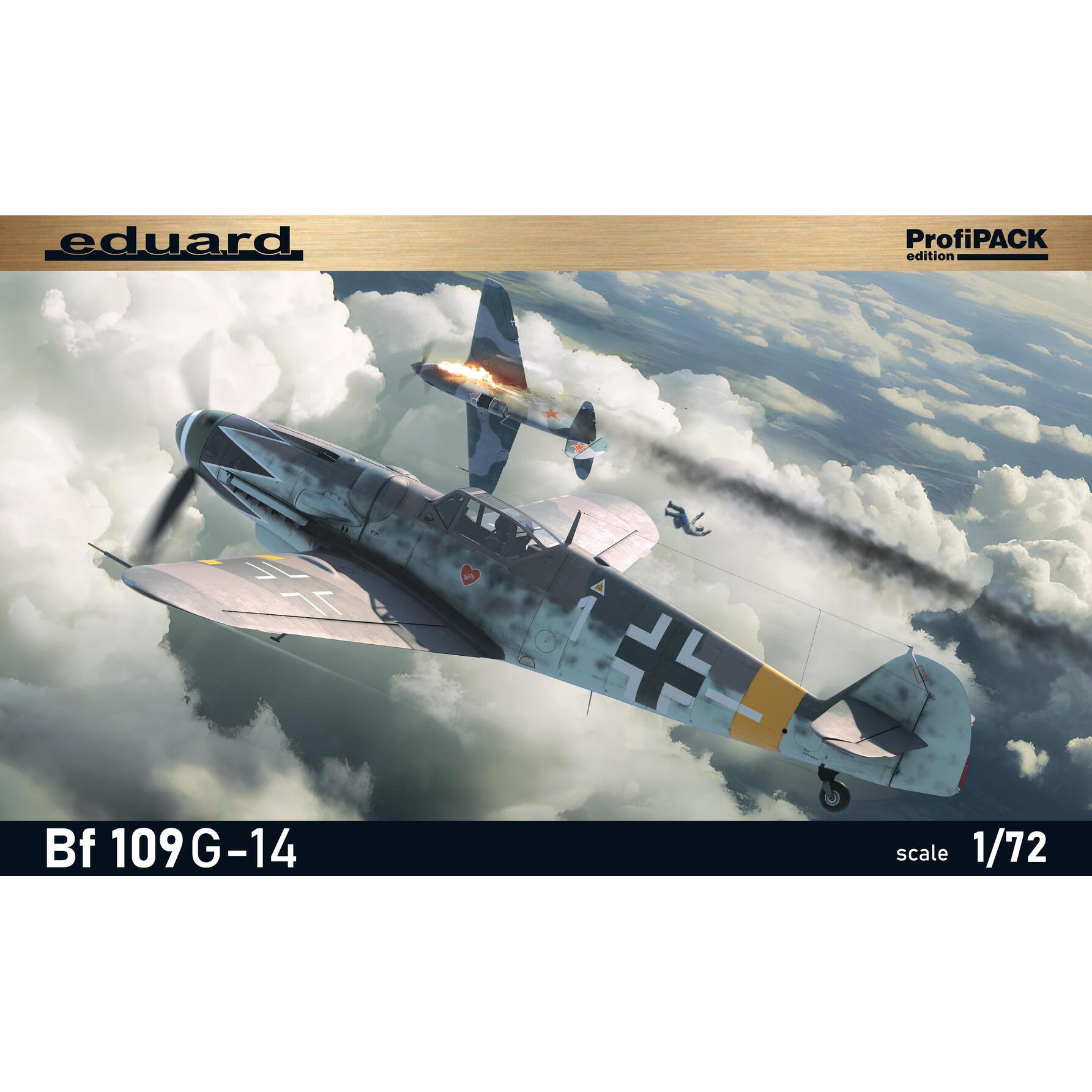 70161 Eduard 1/72 Notмецкий истребитель Bf 109G-14 (ProfiPACK)