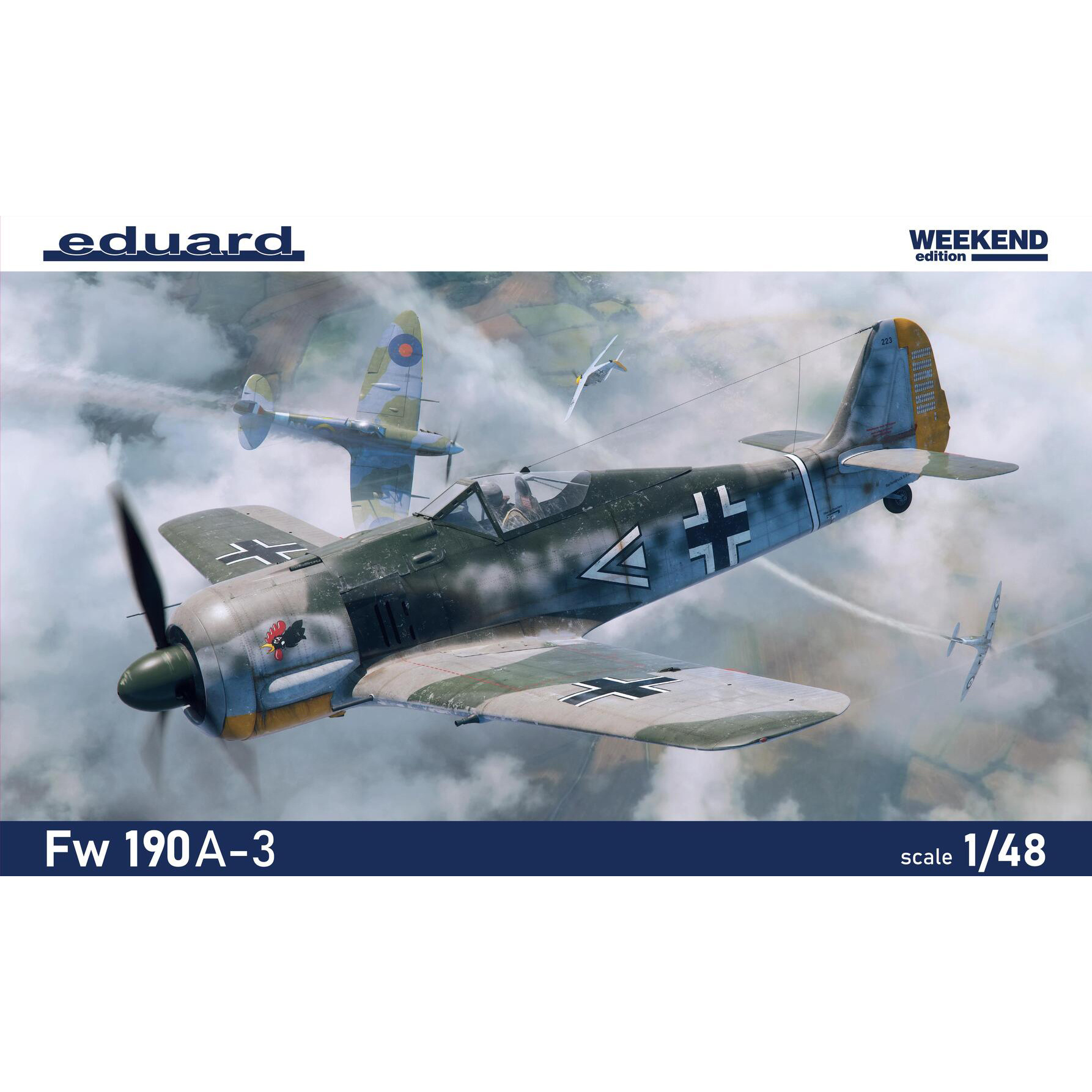 84205 Eduard 1/48 Американский истребитель F4F-4 Wildcat поздний (Weekend)