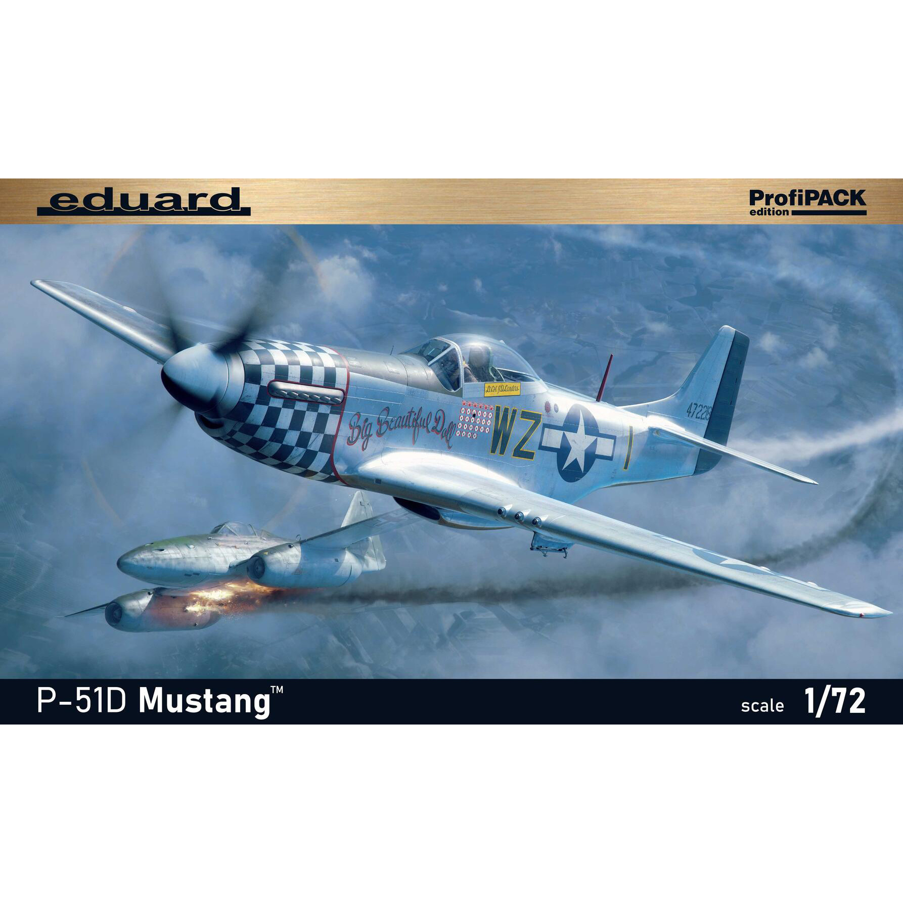 70173 Eduard 1/72 Американский истребитель P-51D Mustang (ProfiPACK)