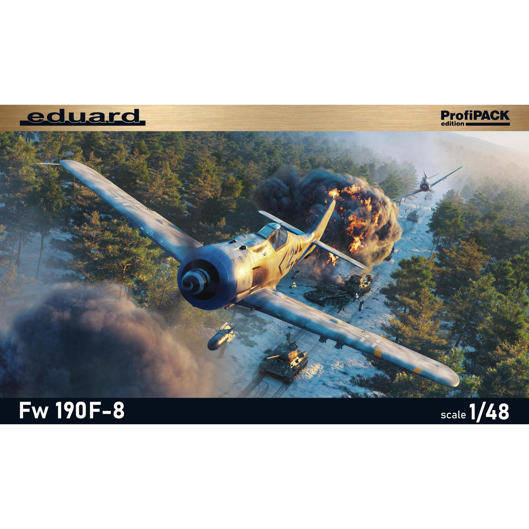 82139 Eduard 1/48 Fighter Fw 190F-8