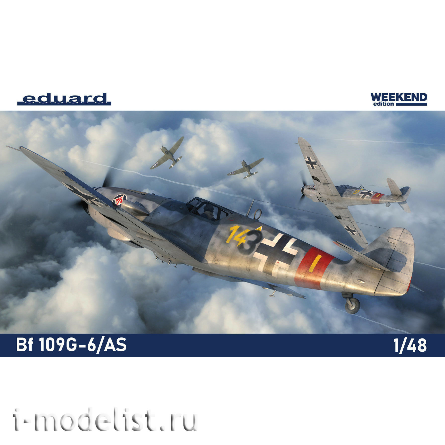84169 Eduard 1/48 Aircraft Bf 109G-6/ AS