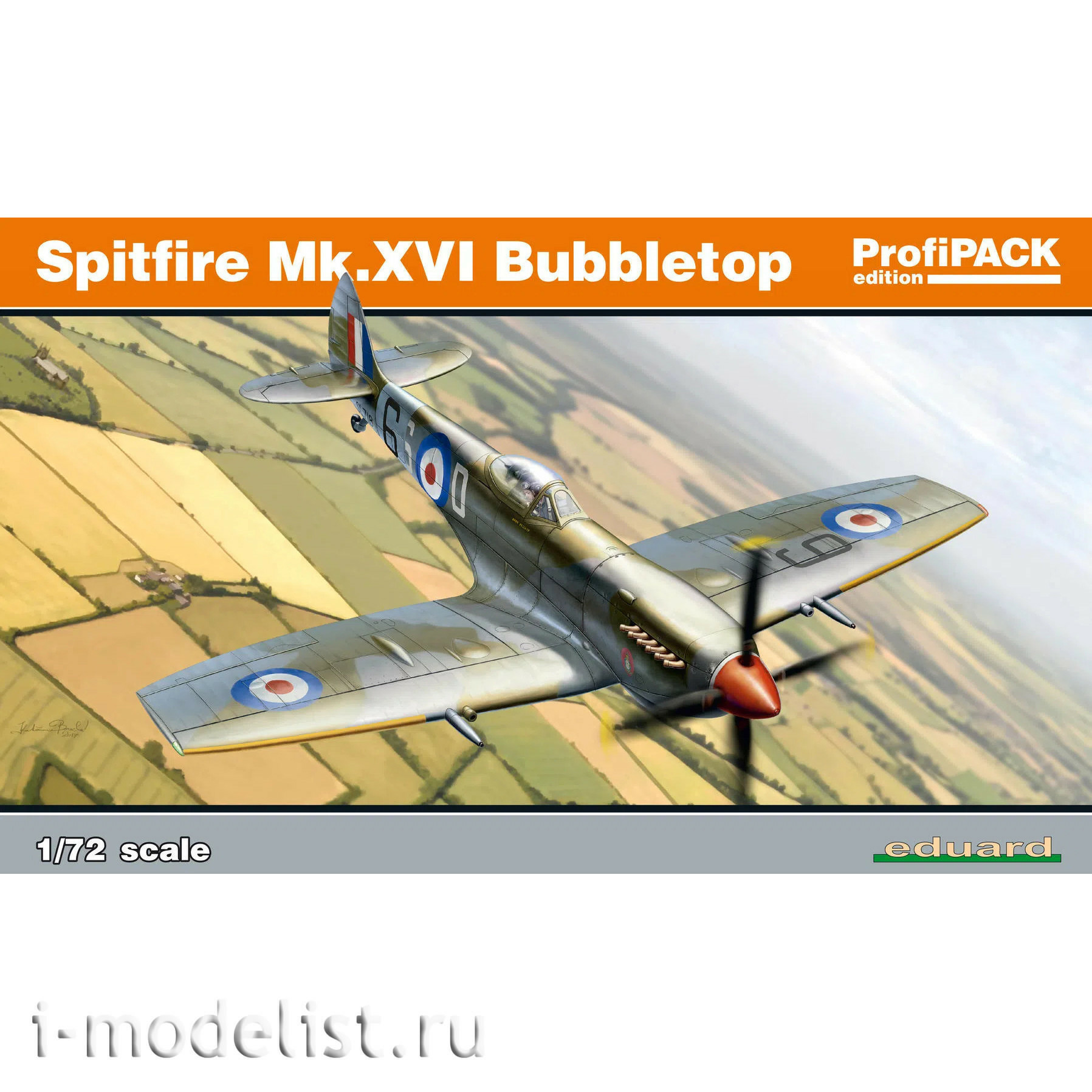 70126 Edward 1/72 Spitfire Mk. XVI Bubbletop