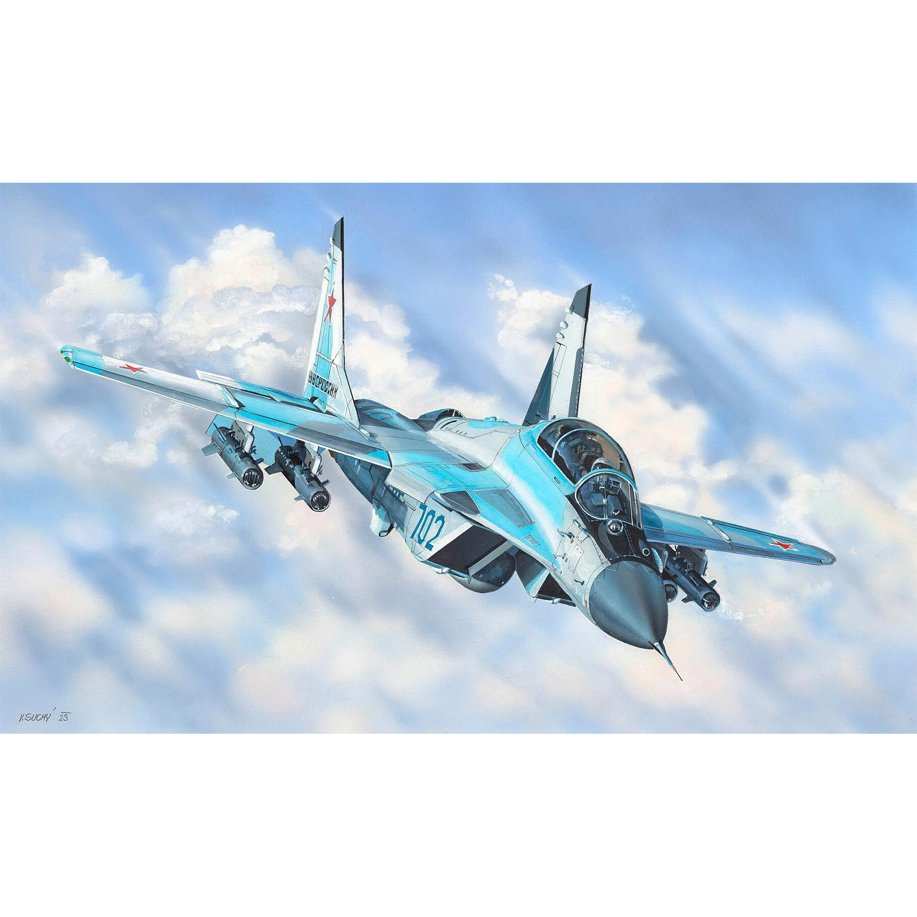 81787 HobbyBoss 1/48 Российский многофункциональный лёгкий истребитель 