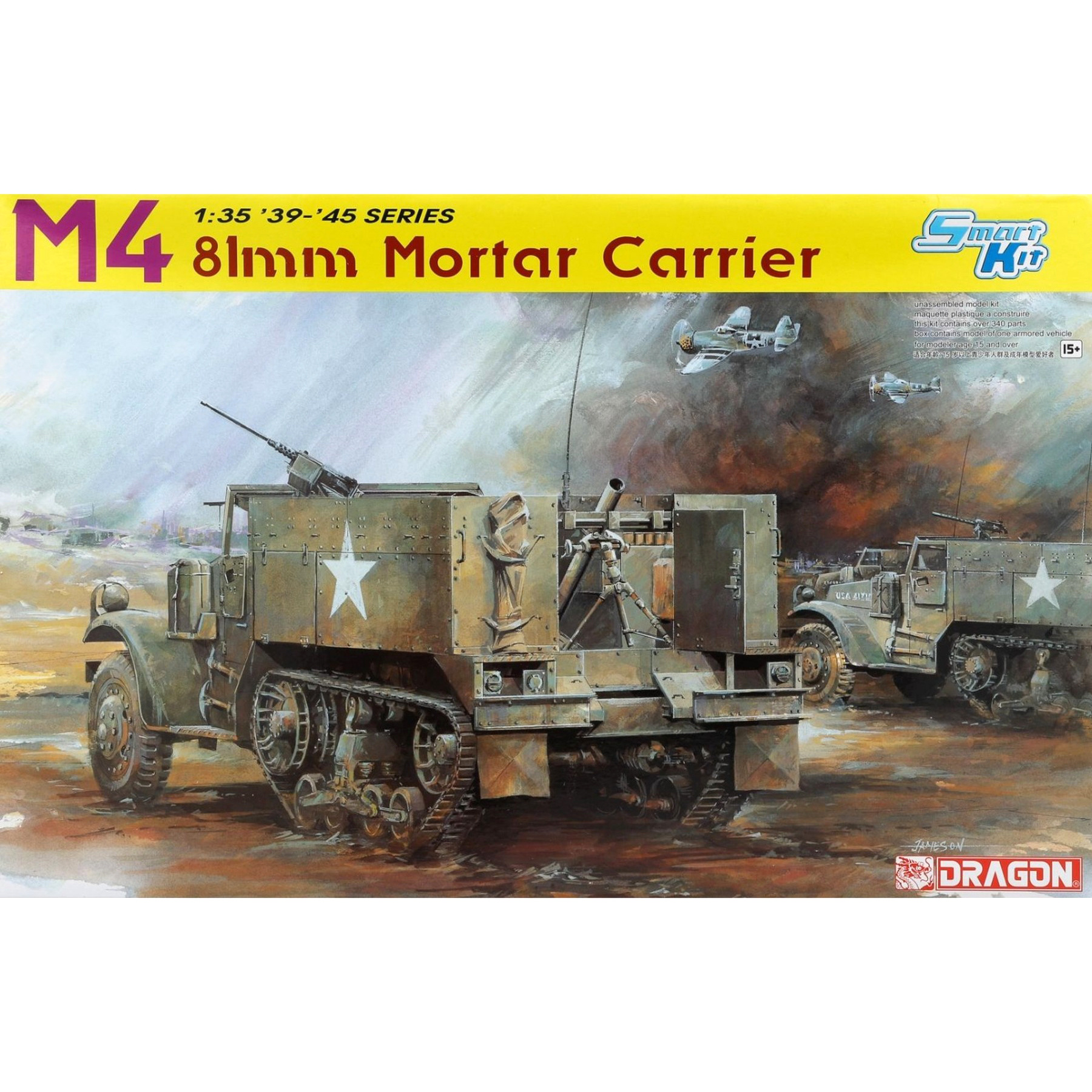 6361 Dragon 1/35 M4 Half-Track 81mm Mortar Carrier — Smart Kit