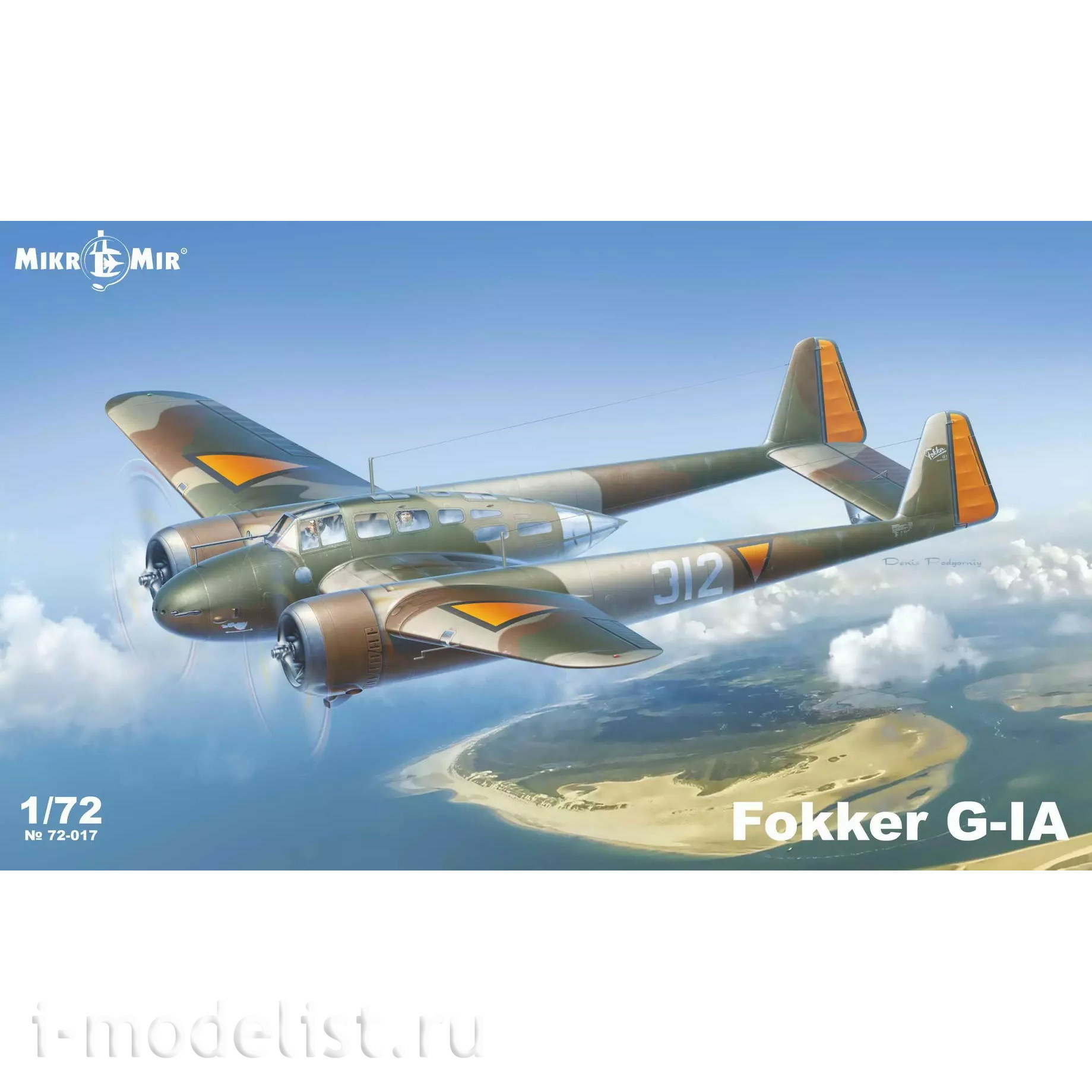 72-017 Microcosm 1/72 Fokker G-1A Aircraft
