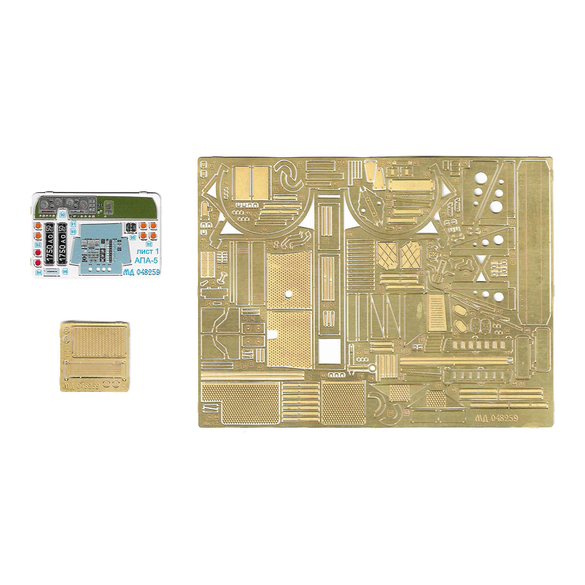 048259 Микродизайн 1/48 Набор фfromfromравления на АПА-5Д (Zimi Model)