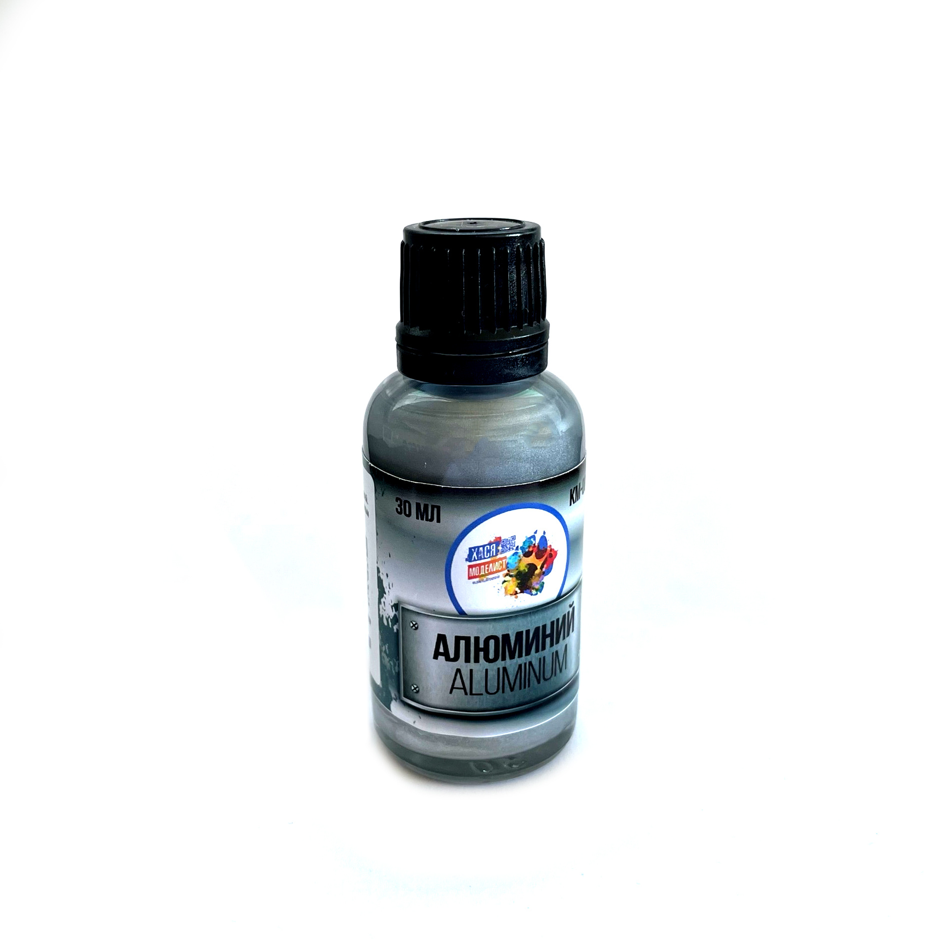 KM004 Hasya Modeler Enamel Aluminum, 30 ml