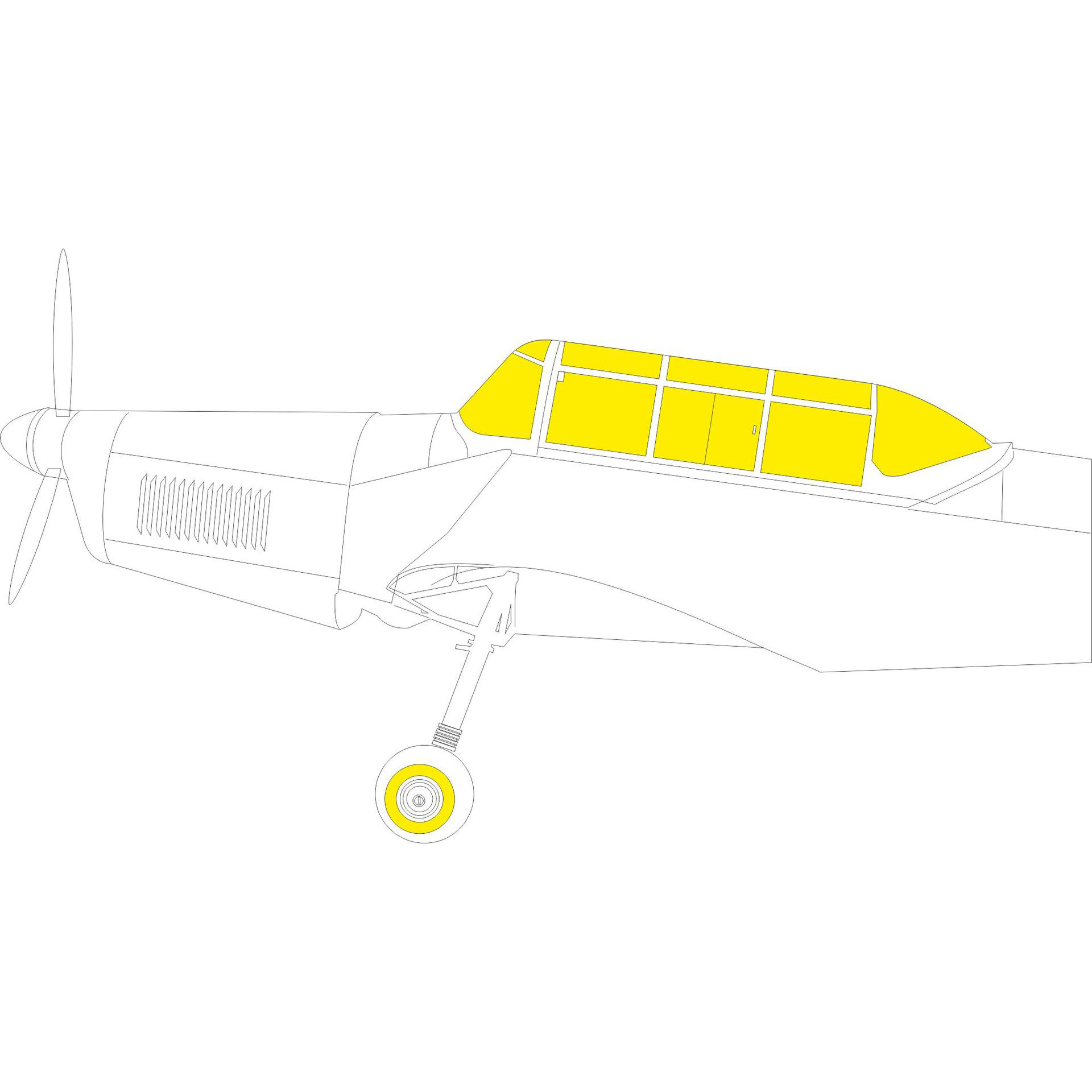 EX805 Eduard 1/48 Paint Mask for Z-226 TFace