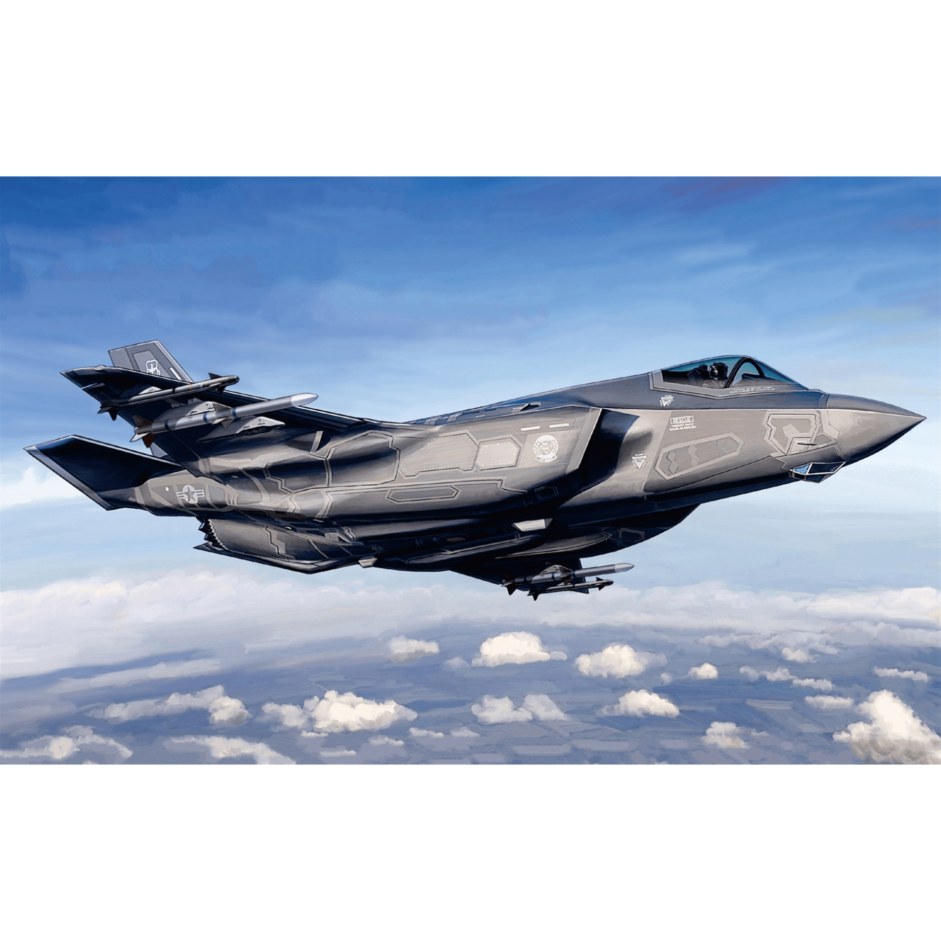 KH80103 Zimi Model 1/48 Истребитель F-35A Lightning II