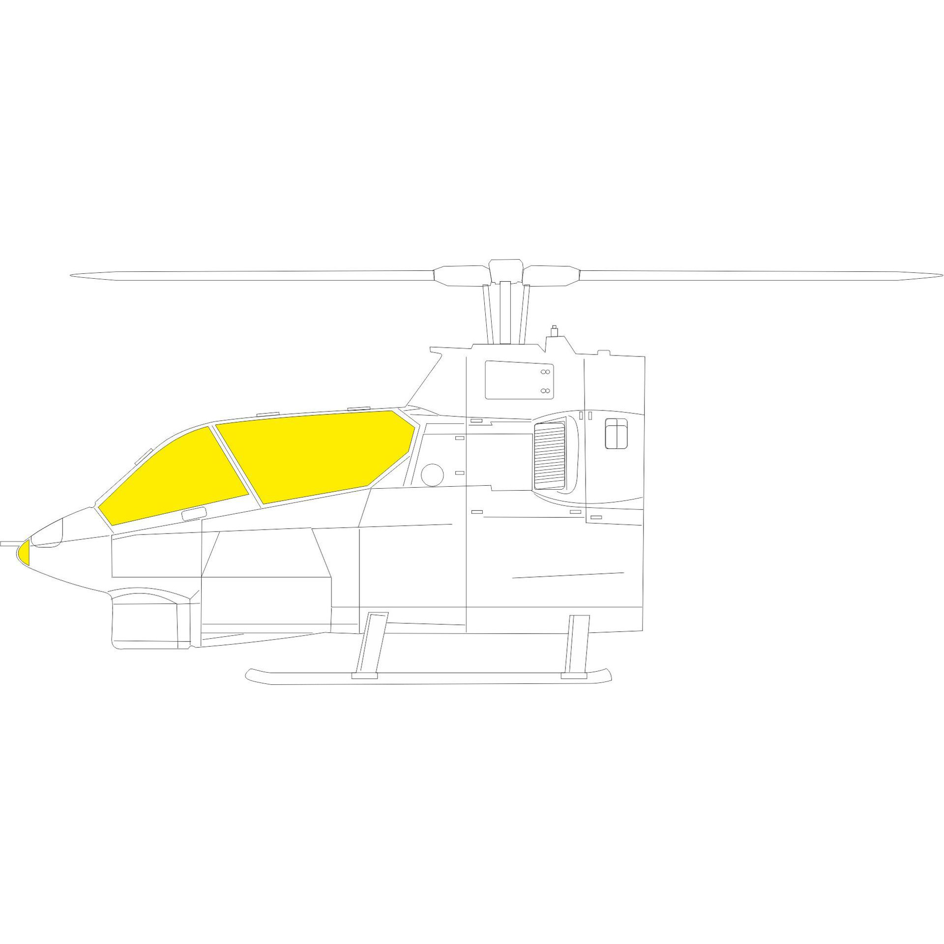 JX279 Eduard 1/32 Paint Mask for AH-1G