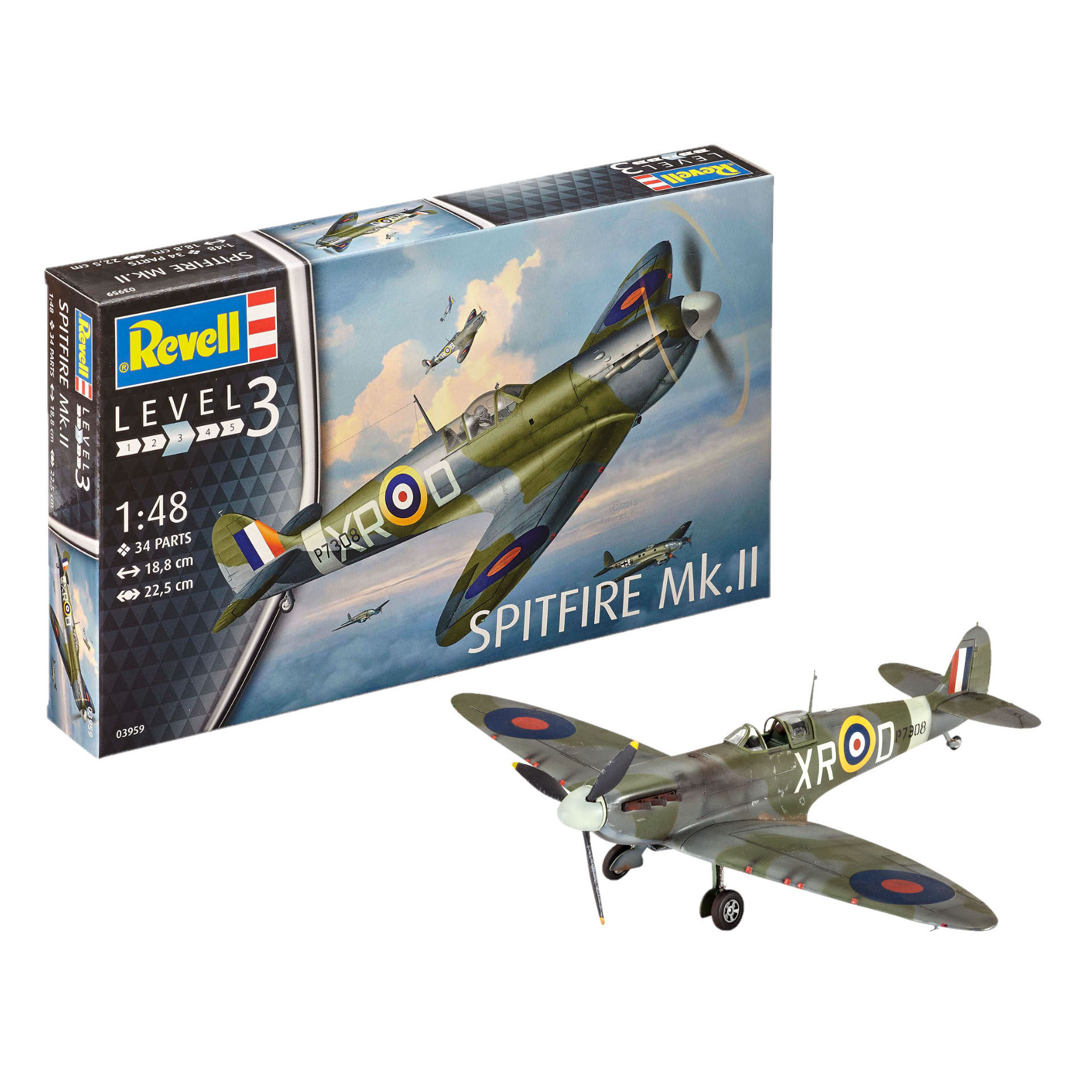 03959 Revell 1/48 Supermarine Spitfire Mk.II