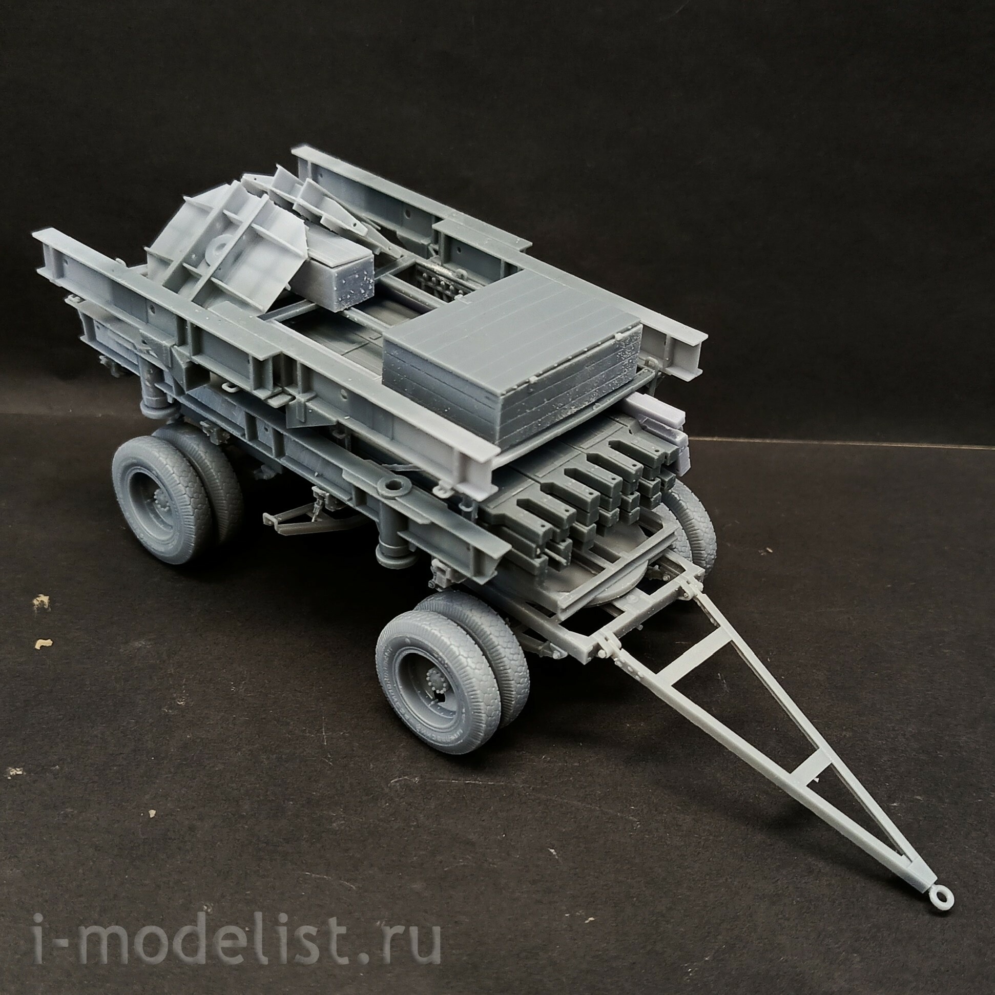 DMS-35266 ДМС 1/35 Прицеп Литер В тракторного тяжелого понтонного парка Н2П обр. 1940 г.