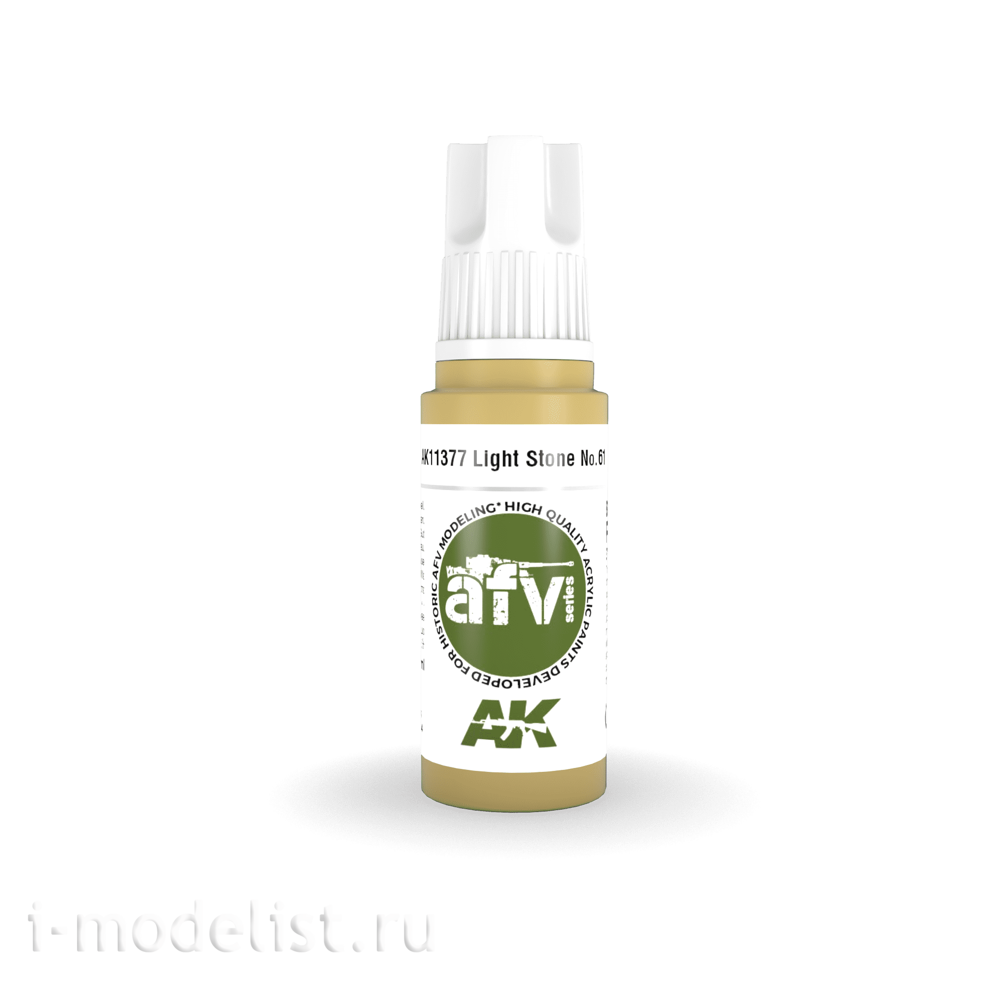 AK11377 AK Interactive Acrylic paint LIGHT STONE NO. 61 (light stone No. 61) 17 ml