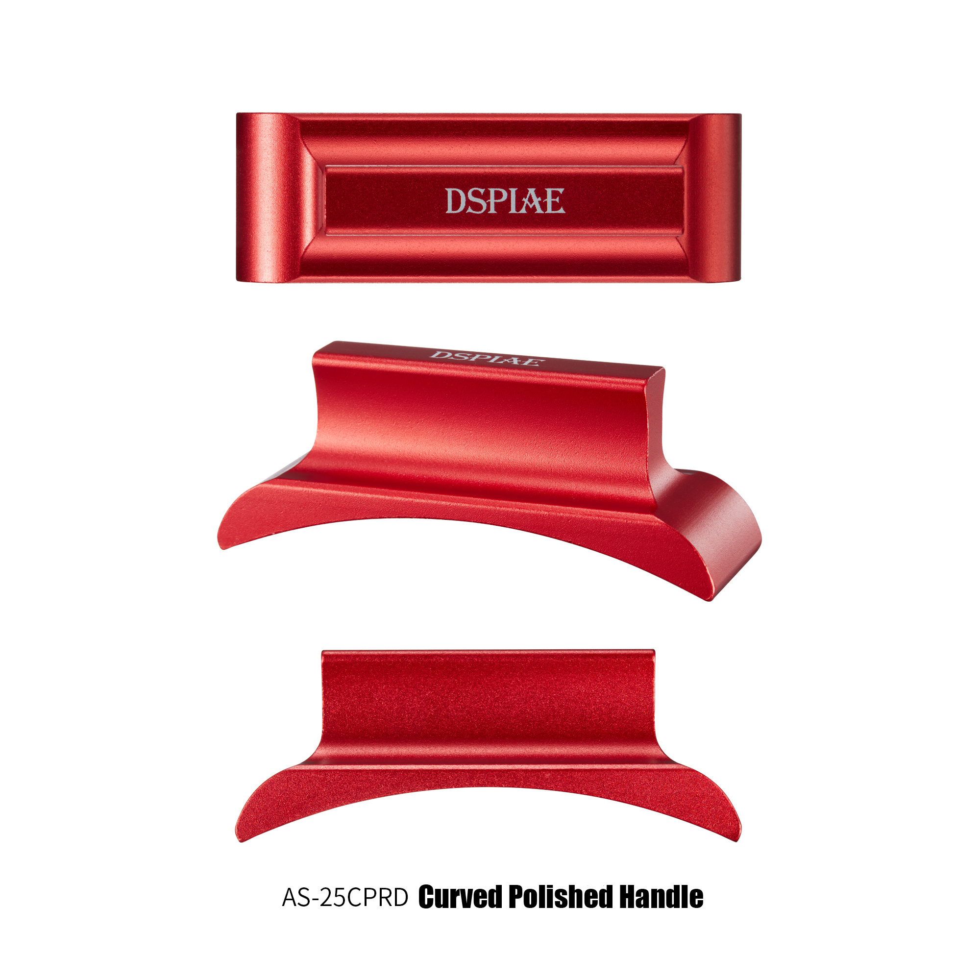 AS-25CPRD DSPIAE Curved Sanding Plate Holder (Red)